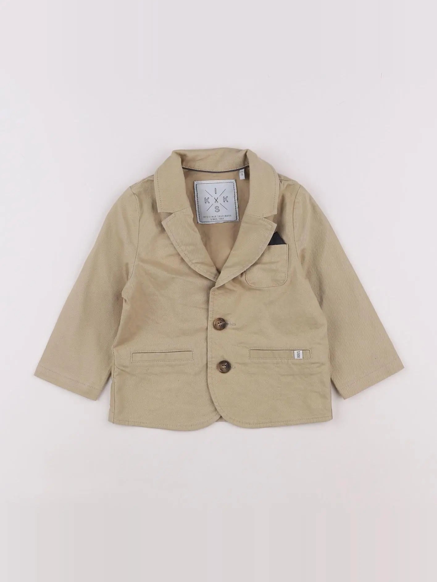 IKKS - veste beige - 12 mois