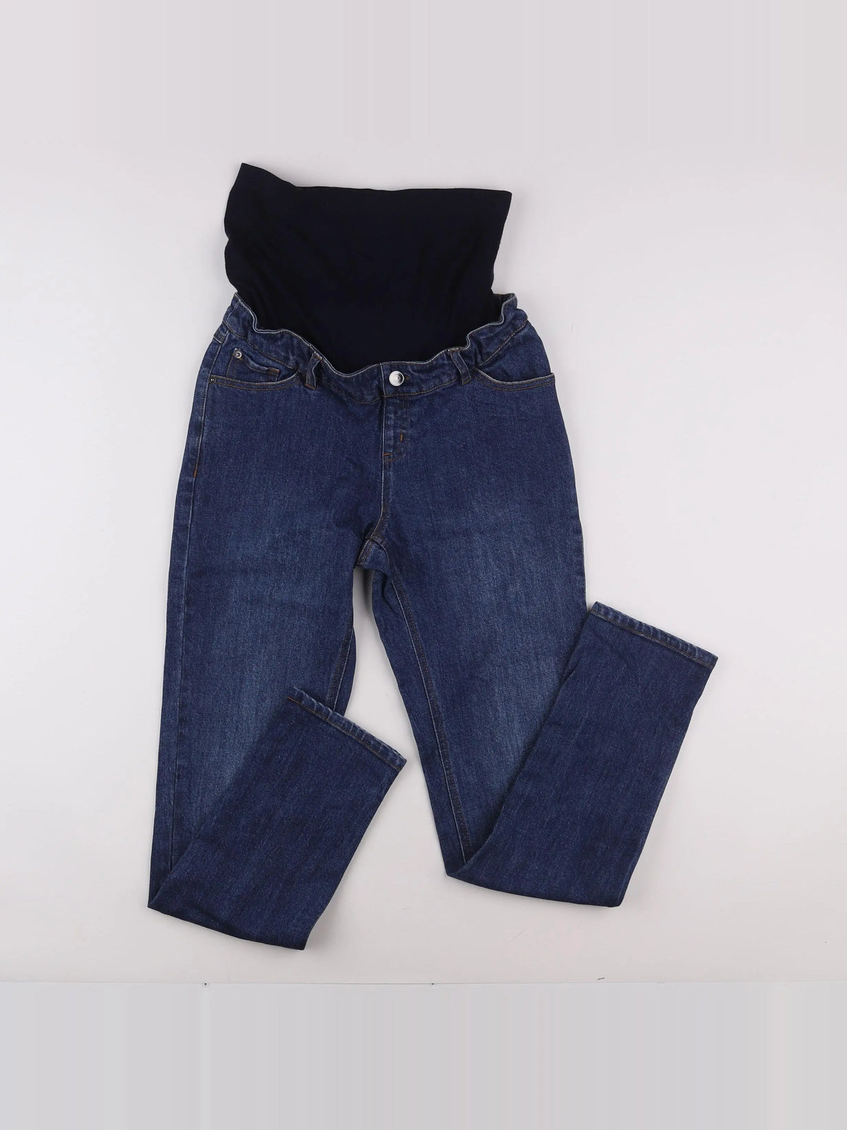 Vertbaudet - jean grossesse bleu - 34