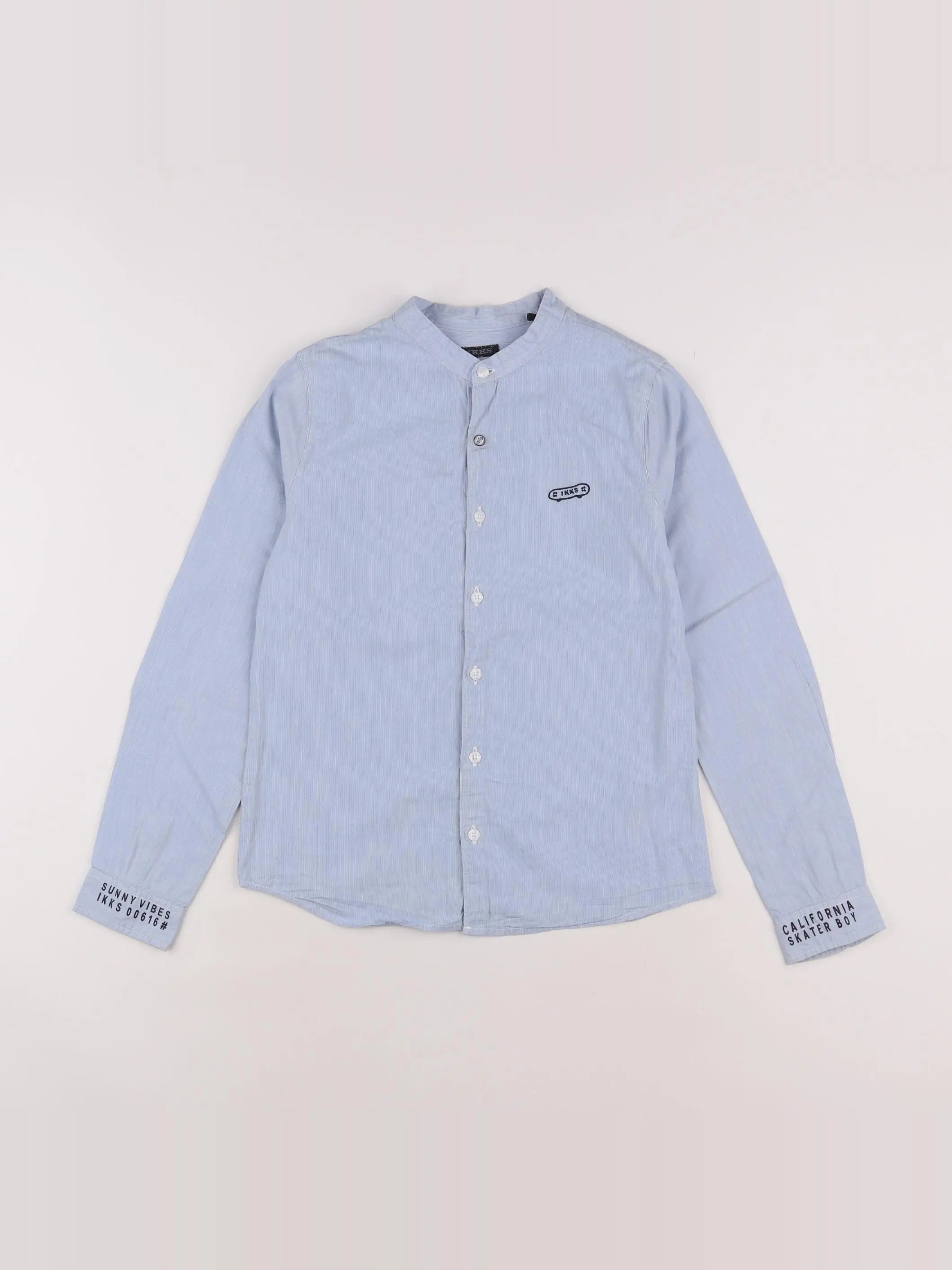 IKKS - chemise bleu - 10 ans