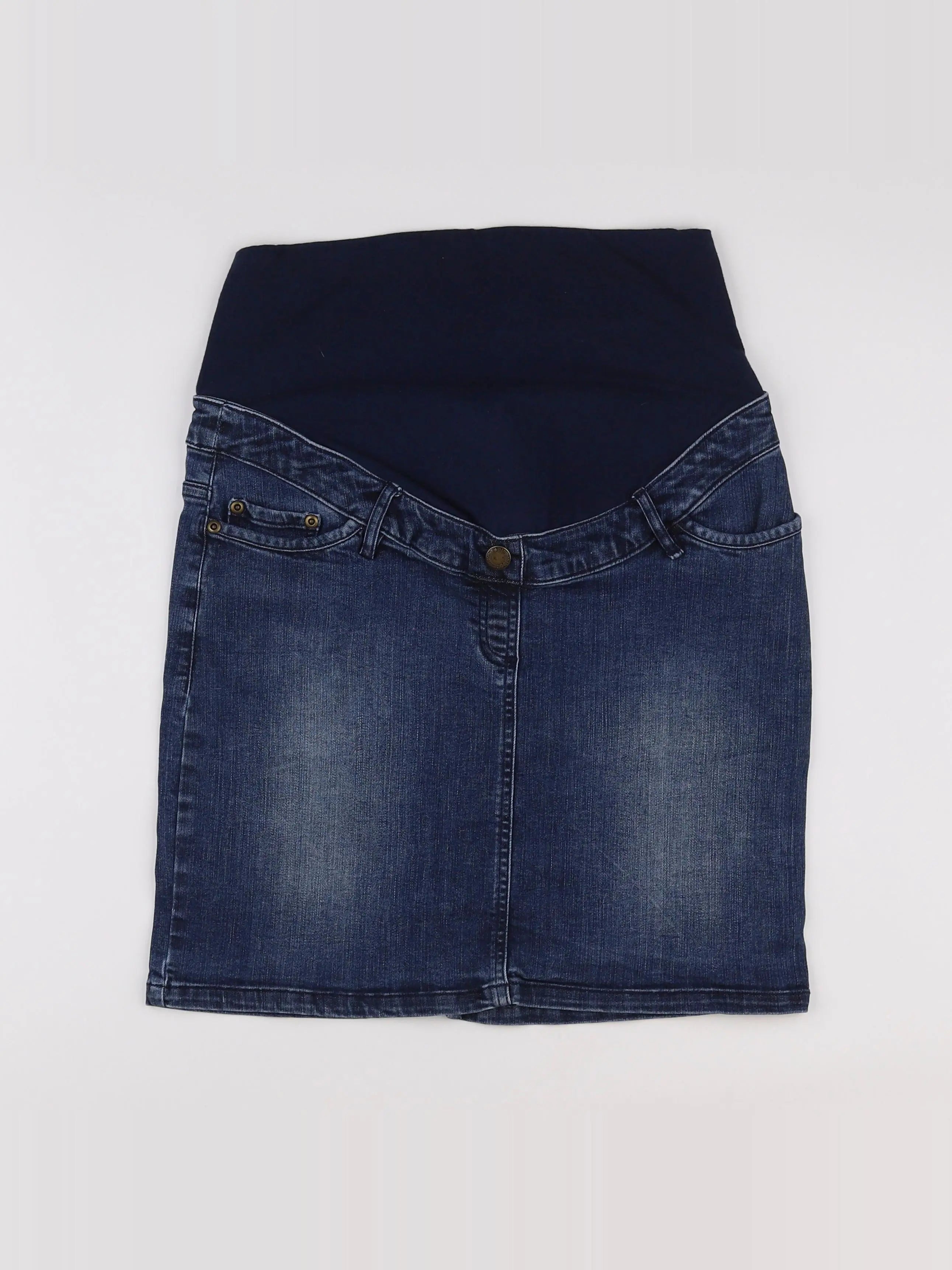 Vertbaudet - jupe grossesse bleu - 36