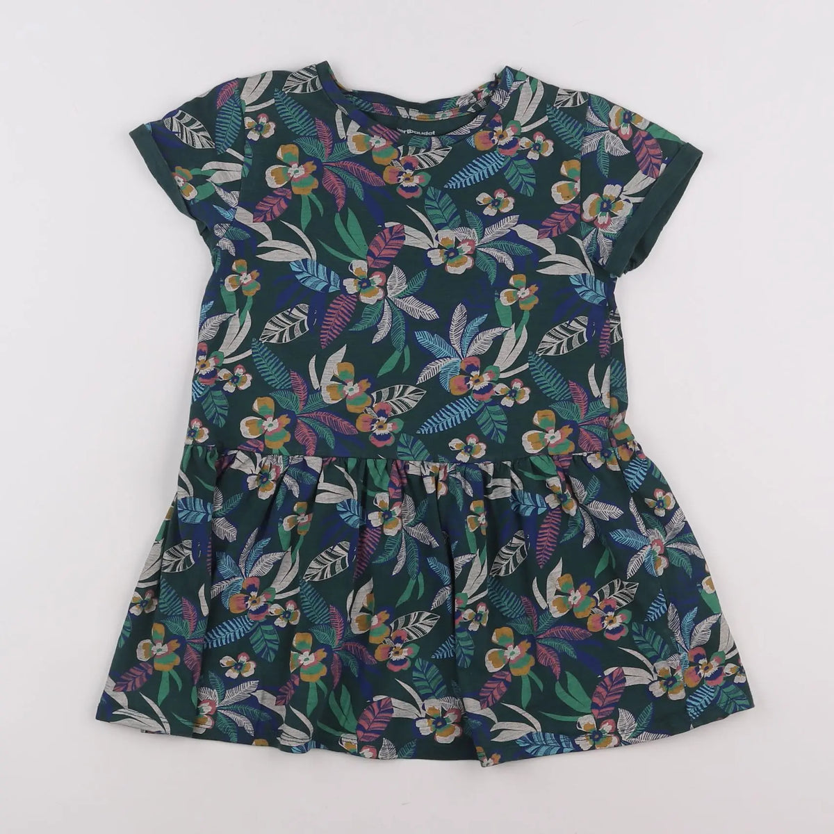 Vertbaudet - robe multicolore - 6 ans