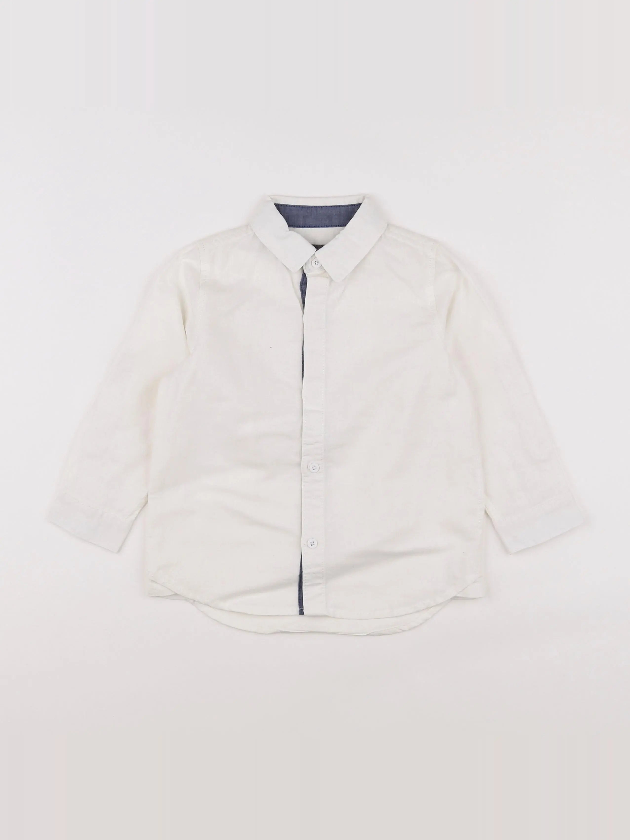 Vertbaudet - chemise blanc - 3 ans