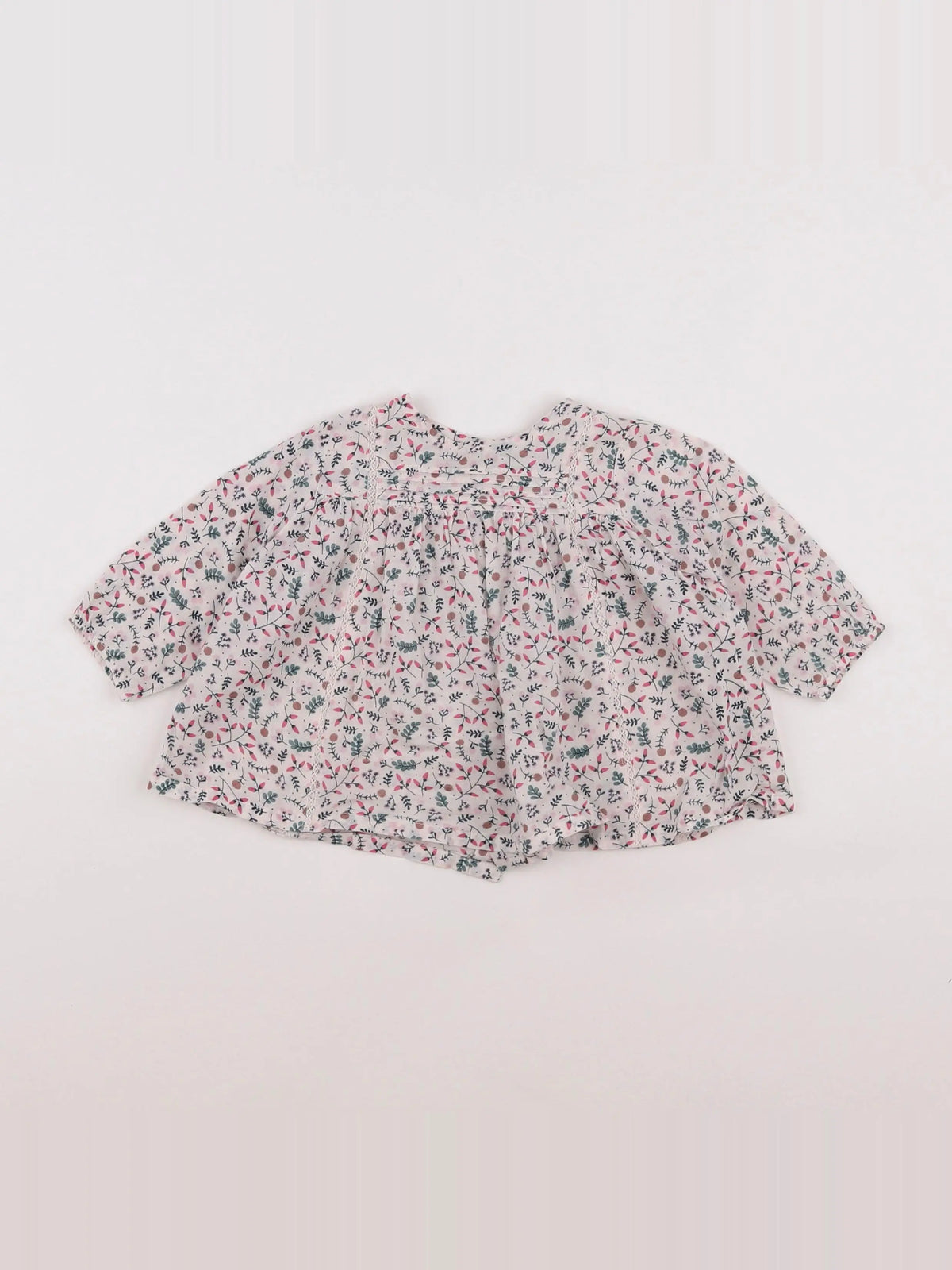 Boutchou - blouse multicolore - 9 mois