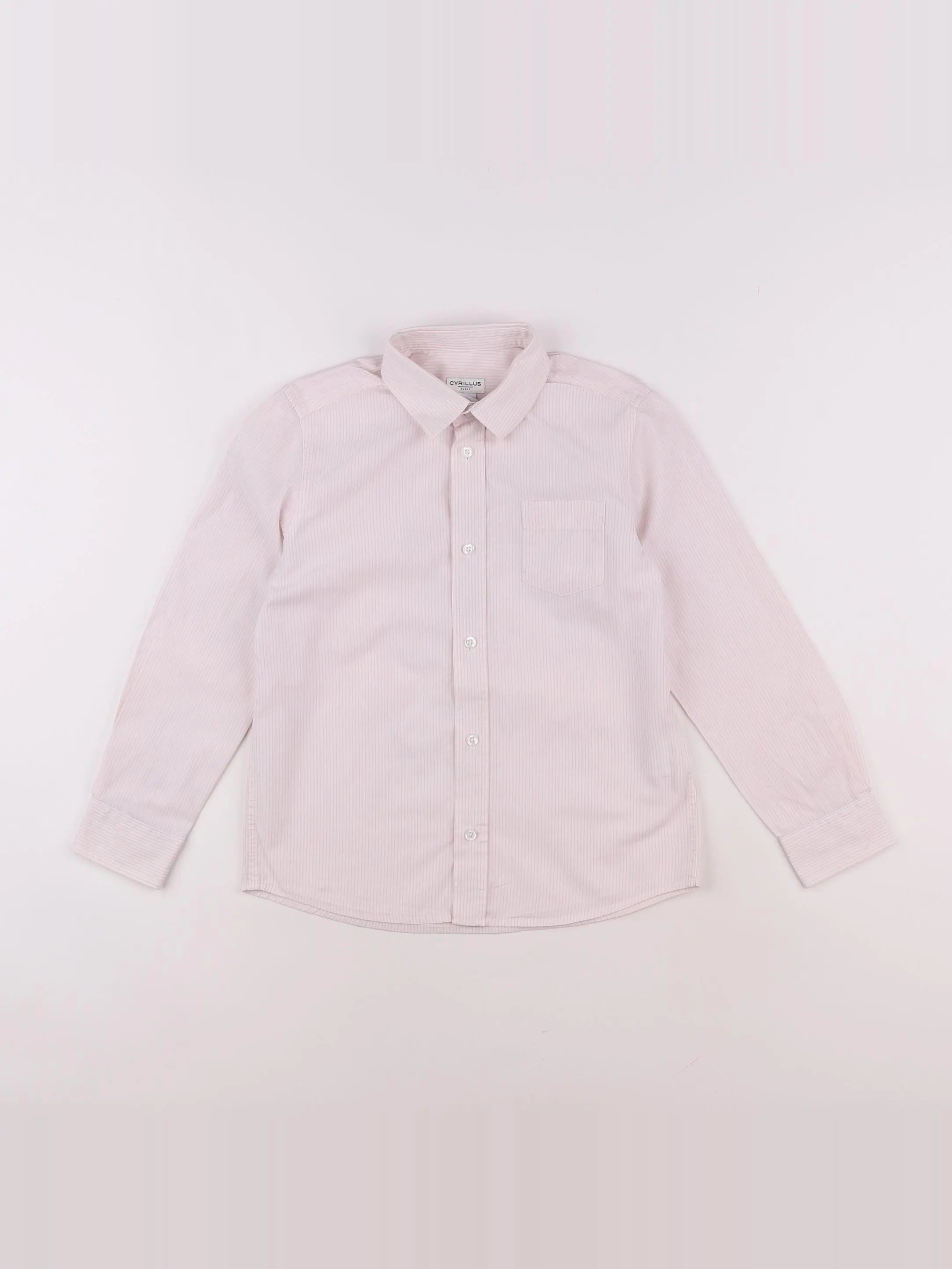 Cyrillus - chemise rose - 8 ans