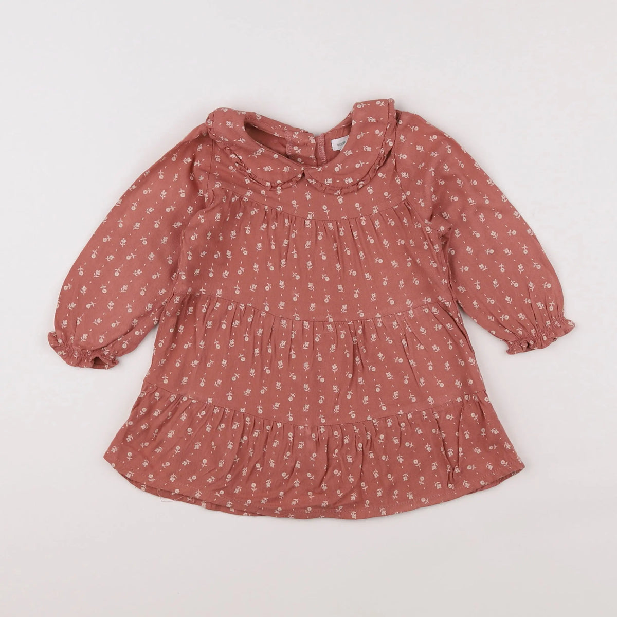 Vertbaudet - robe rose - 12 mois
