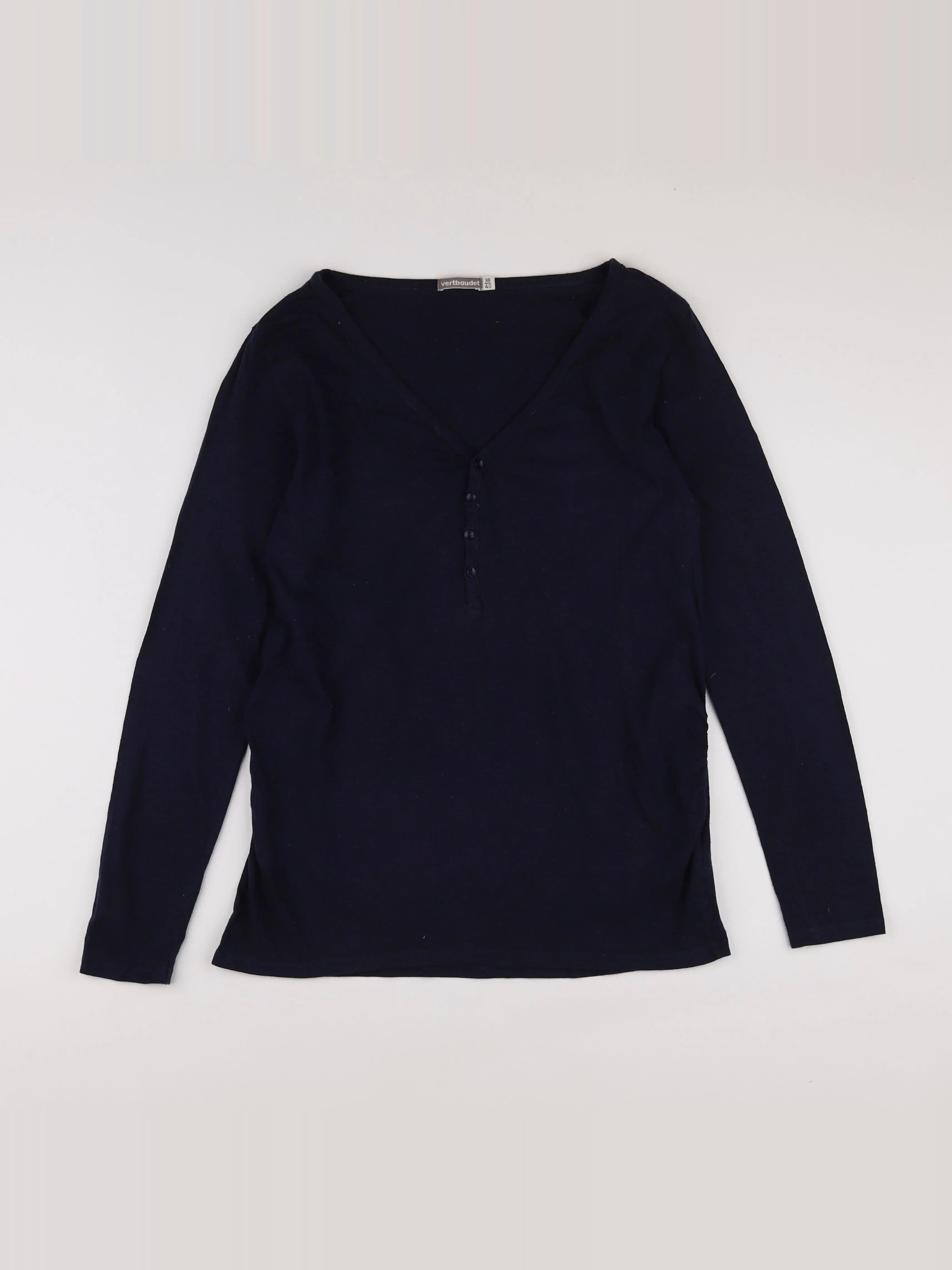 Vertbaudet - tee-shirt grossesse bleu - 38 à 40