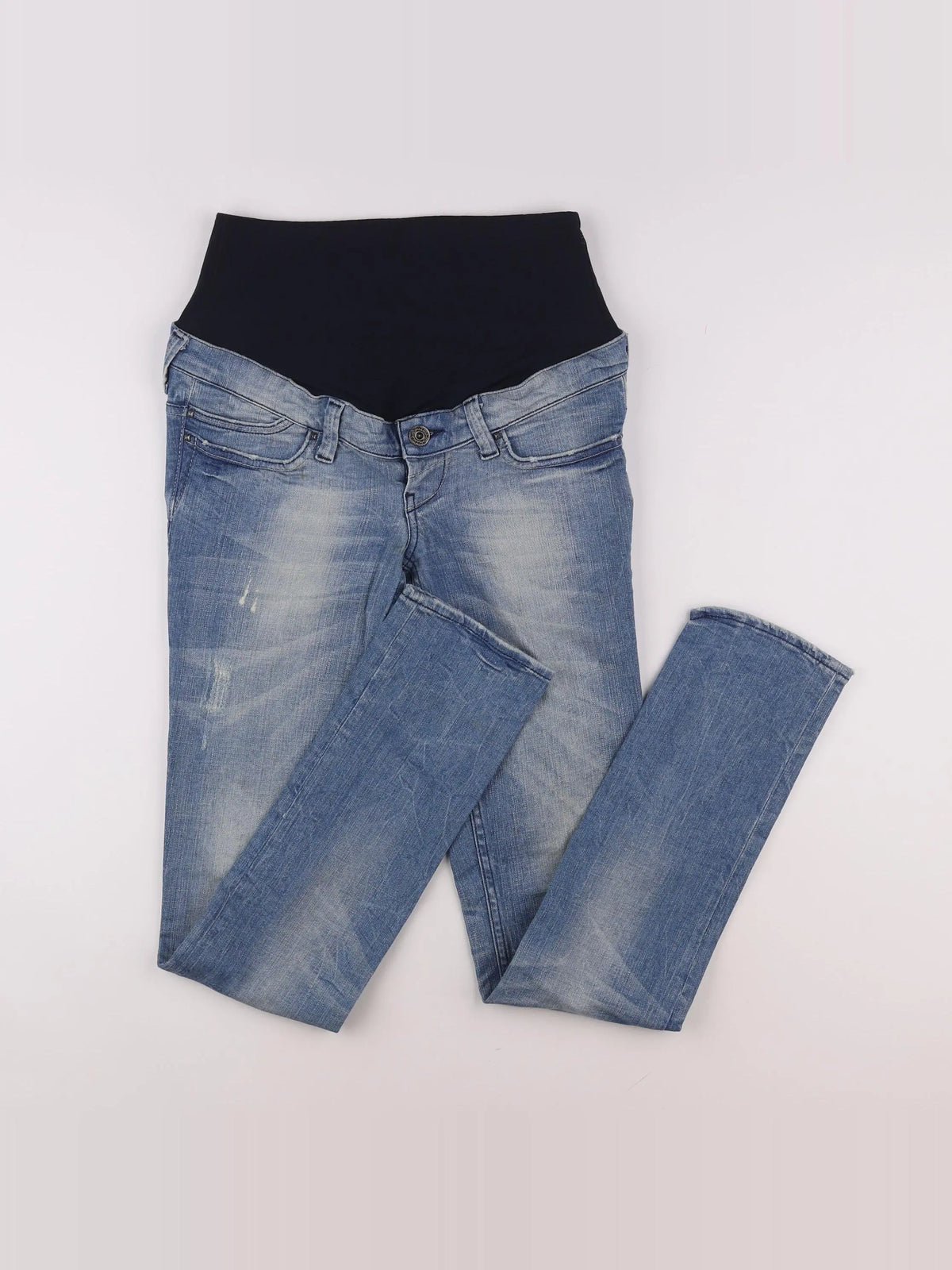 H&M - jean grossesse bleu - 36