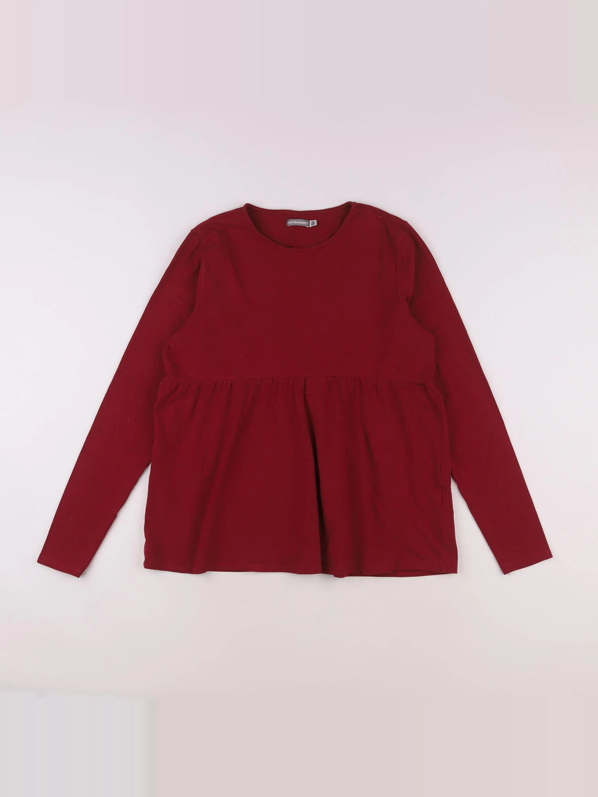 Vertbaudet - tee-shirt grossesse rouge - 42 à 44