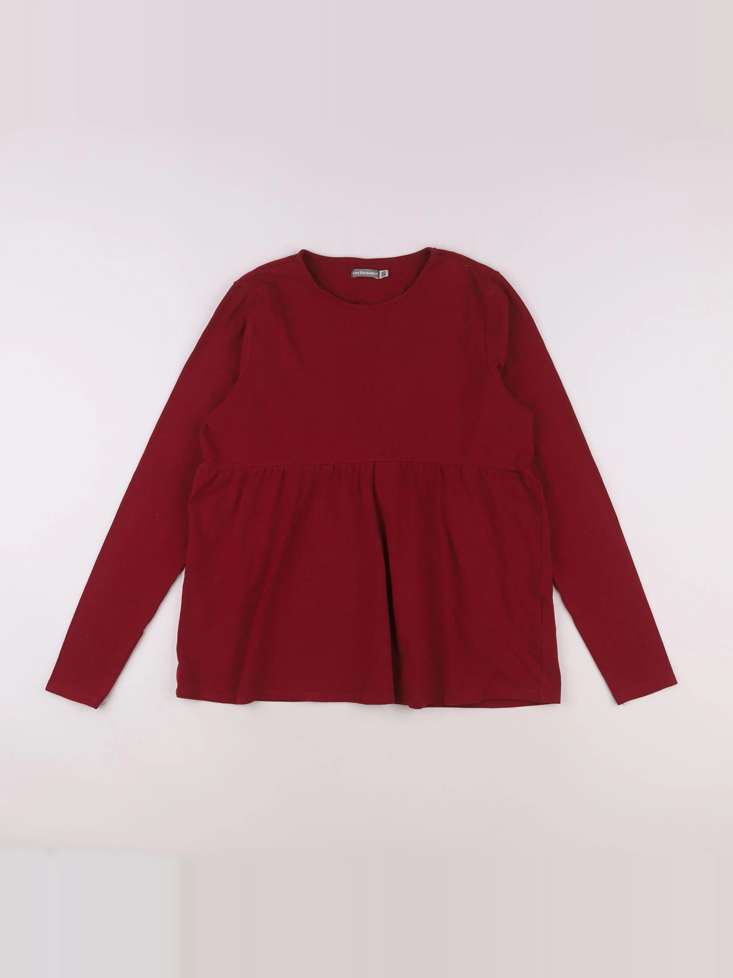 Vertbaudet - tee-shirt grossesse rouge - 42 à 44