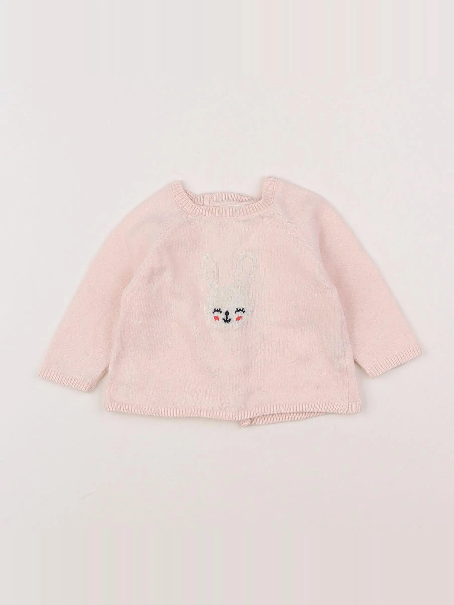 Boutchou - pull rose - 3 mois