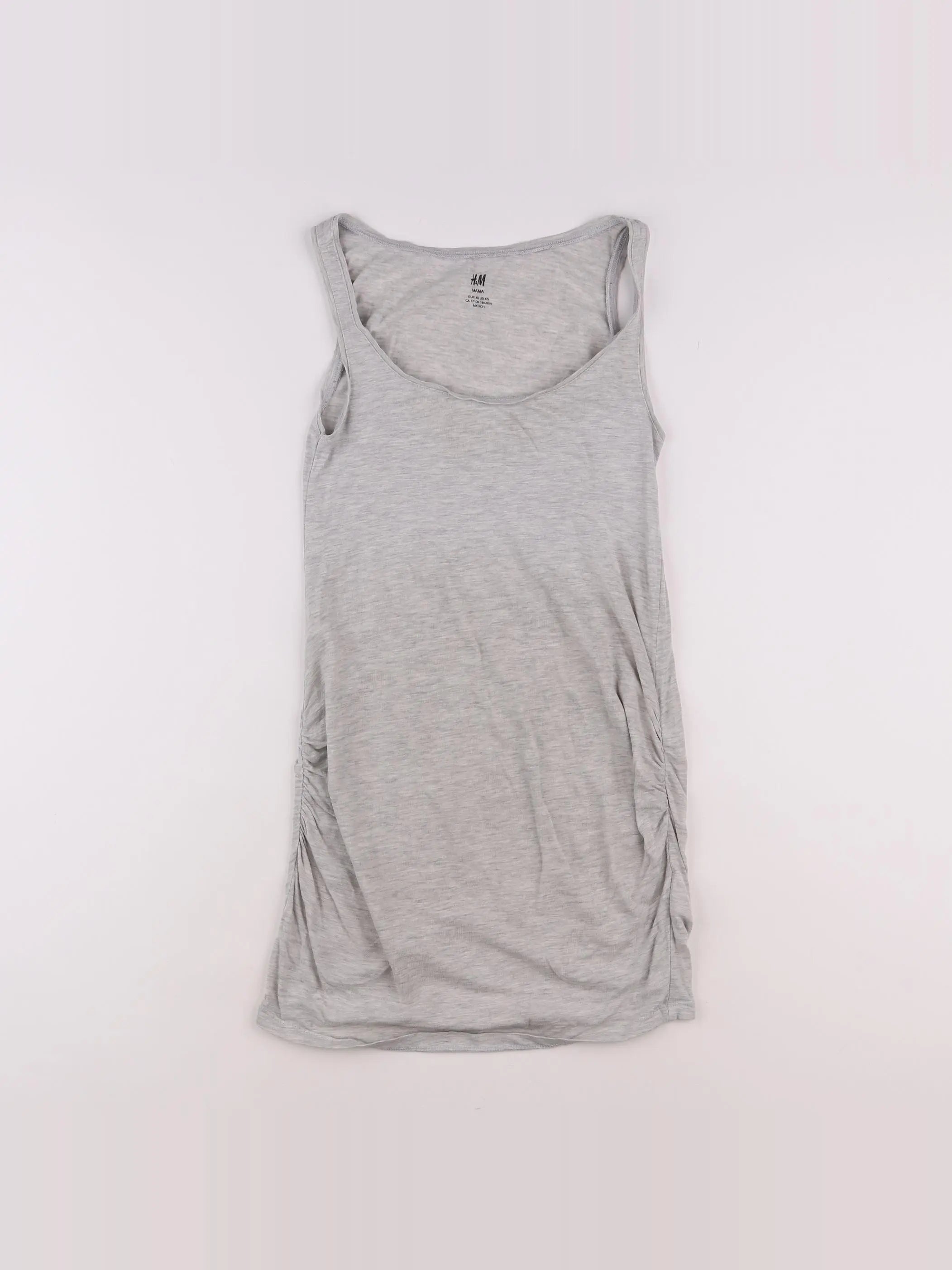H&M - débardeur grossesse gris - 34 à 36