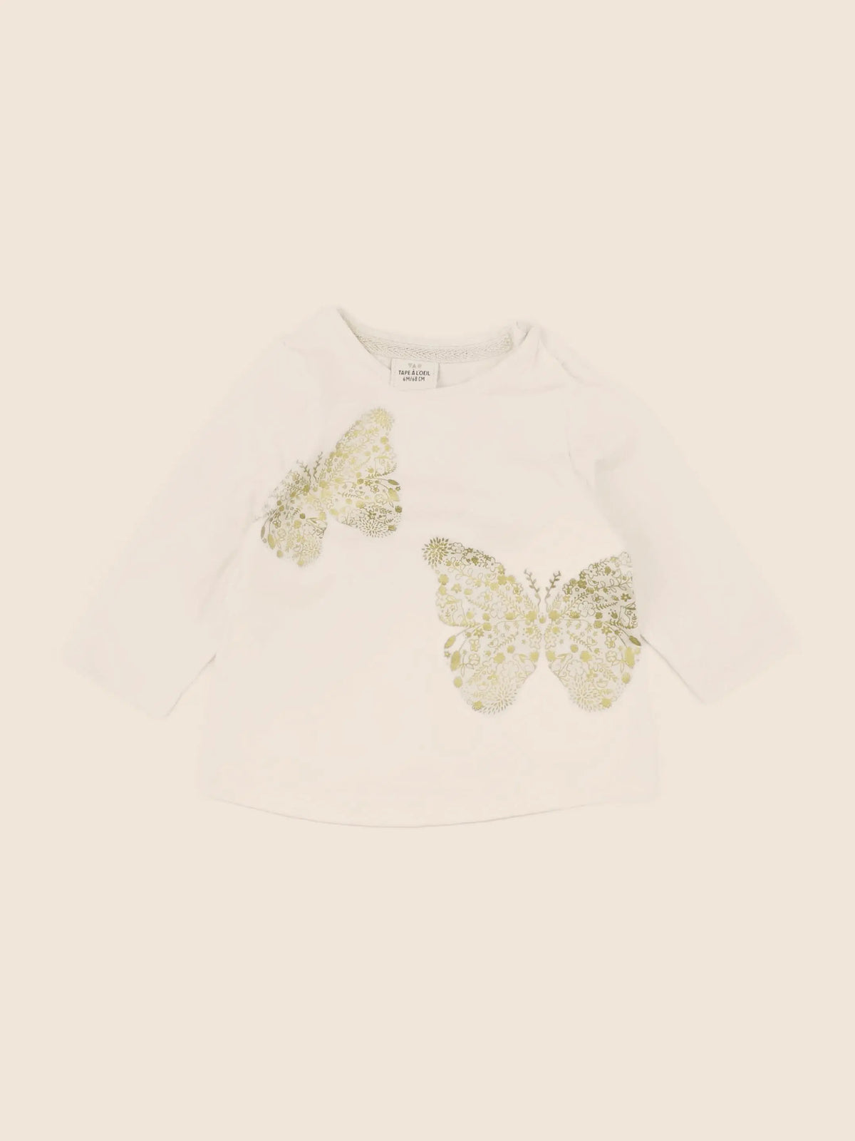 Tape à l'oeil - tee-shirt beige - 6 mois