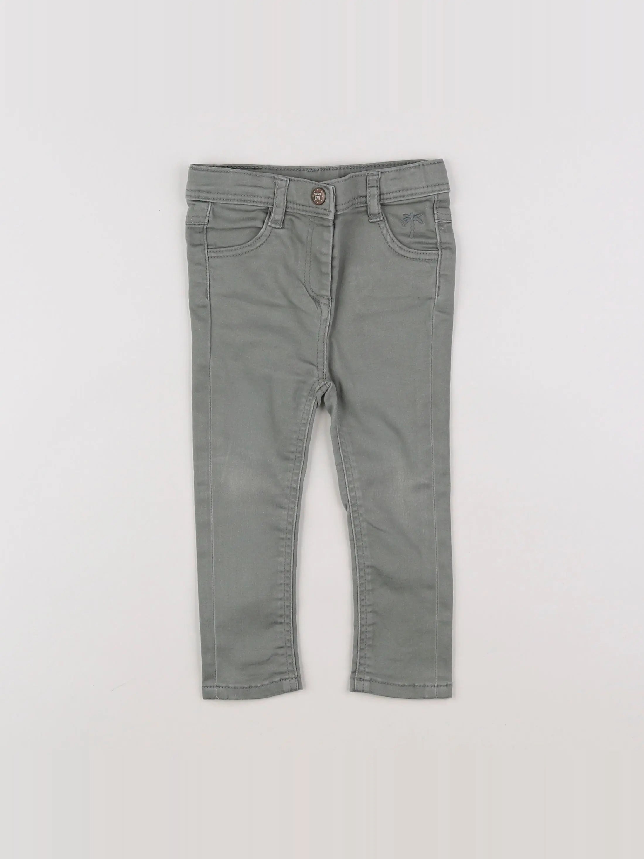 Tape à l'oeil - pantalon vert - 18 mois