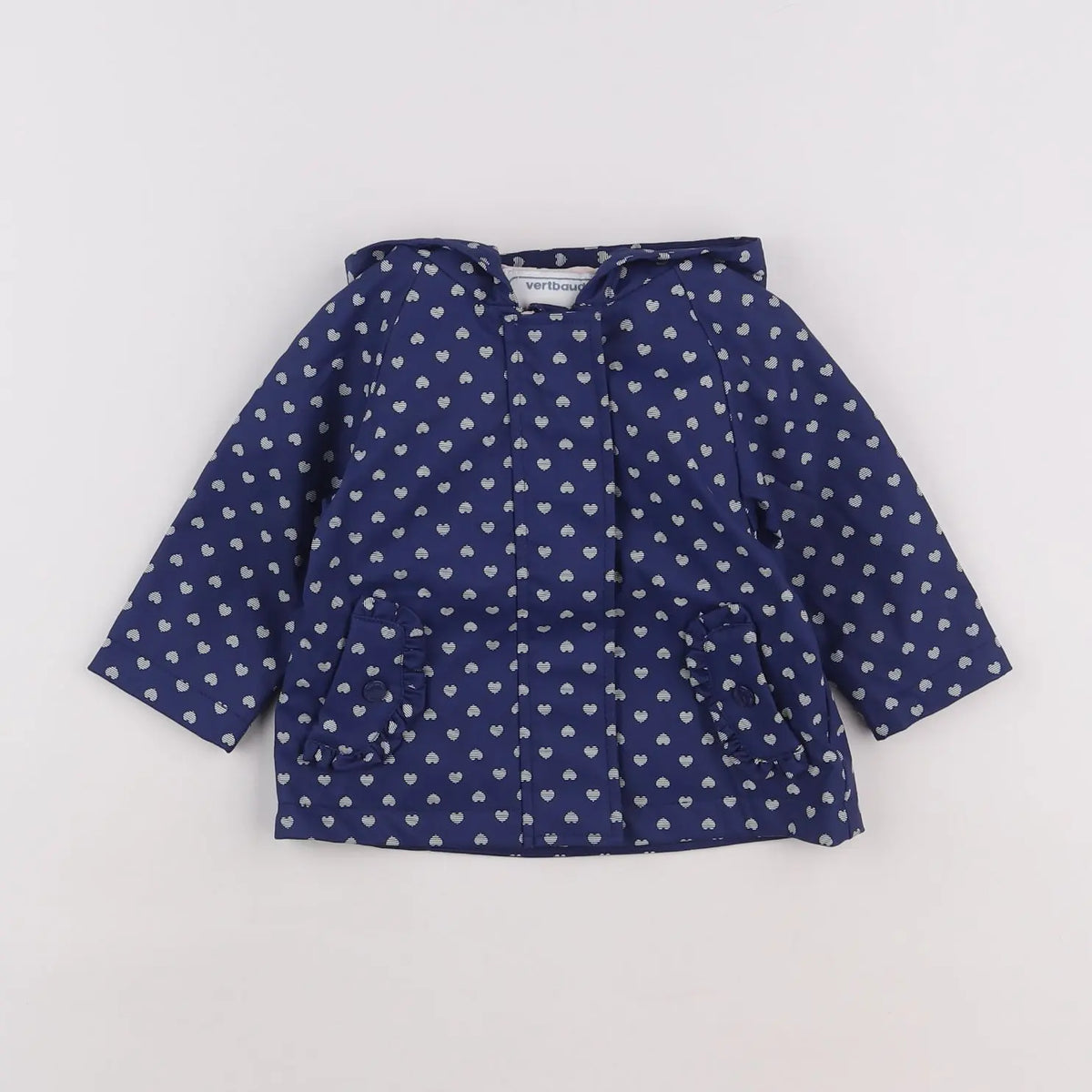 Vertbaudet - imperméable bleu - 6 mois