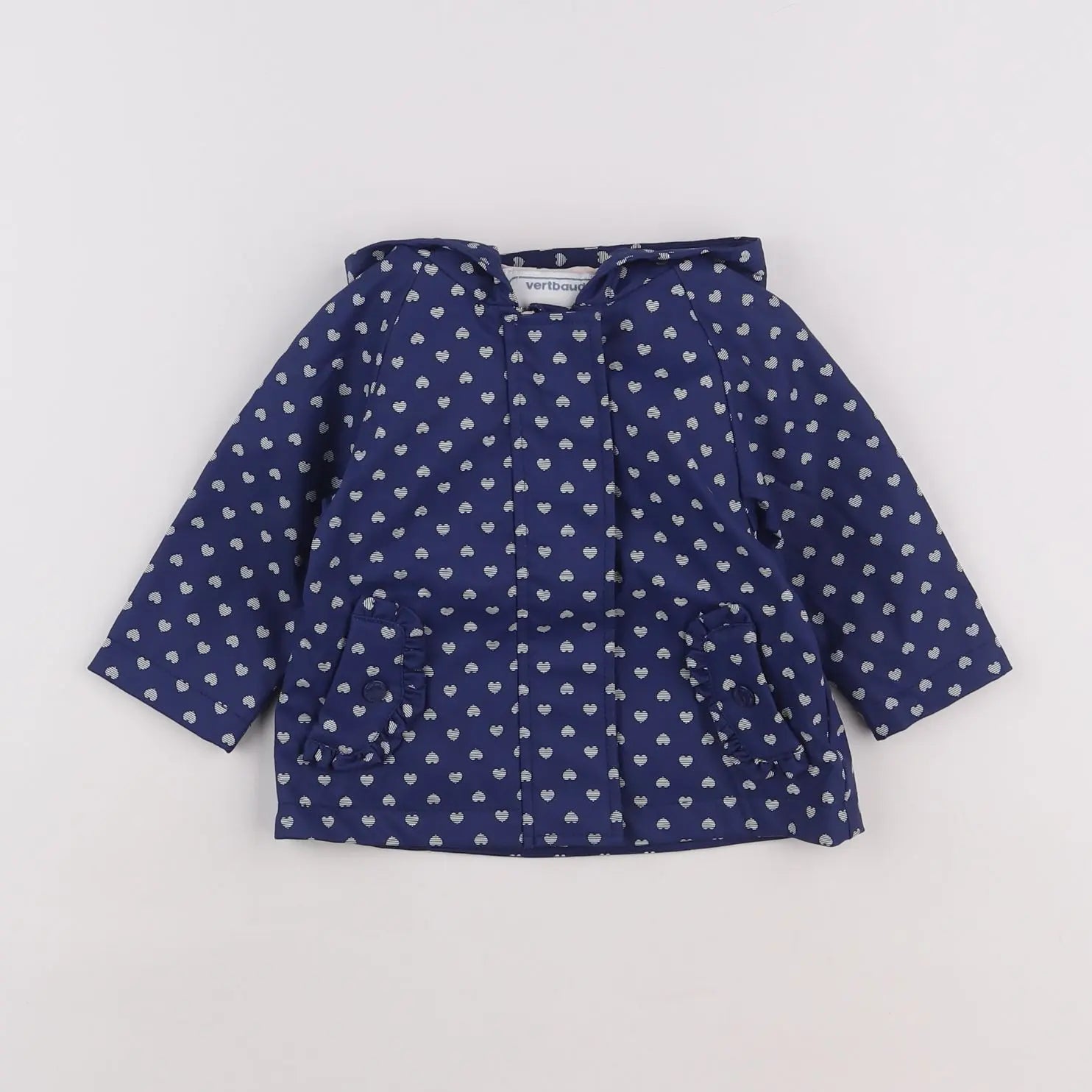 Vertbaudet - imperméable bleu - 6 mois