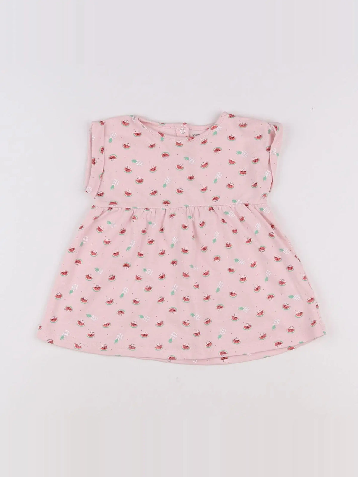 Vertbaudet - robe rose - 12 mois