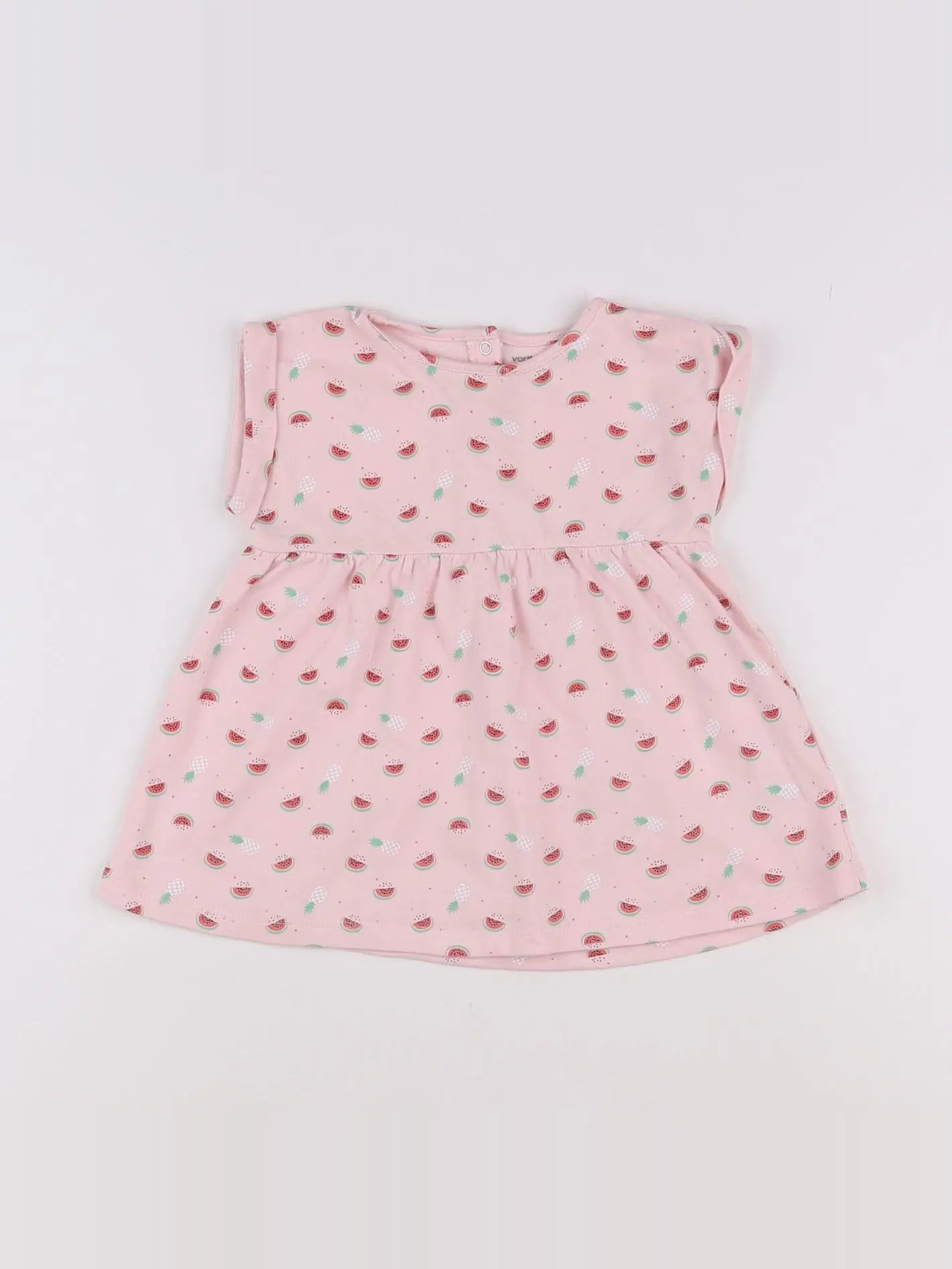 Vertbaudet - robe rose - 12 mois