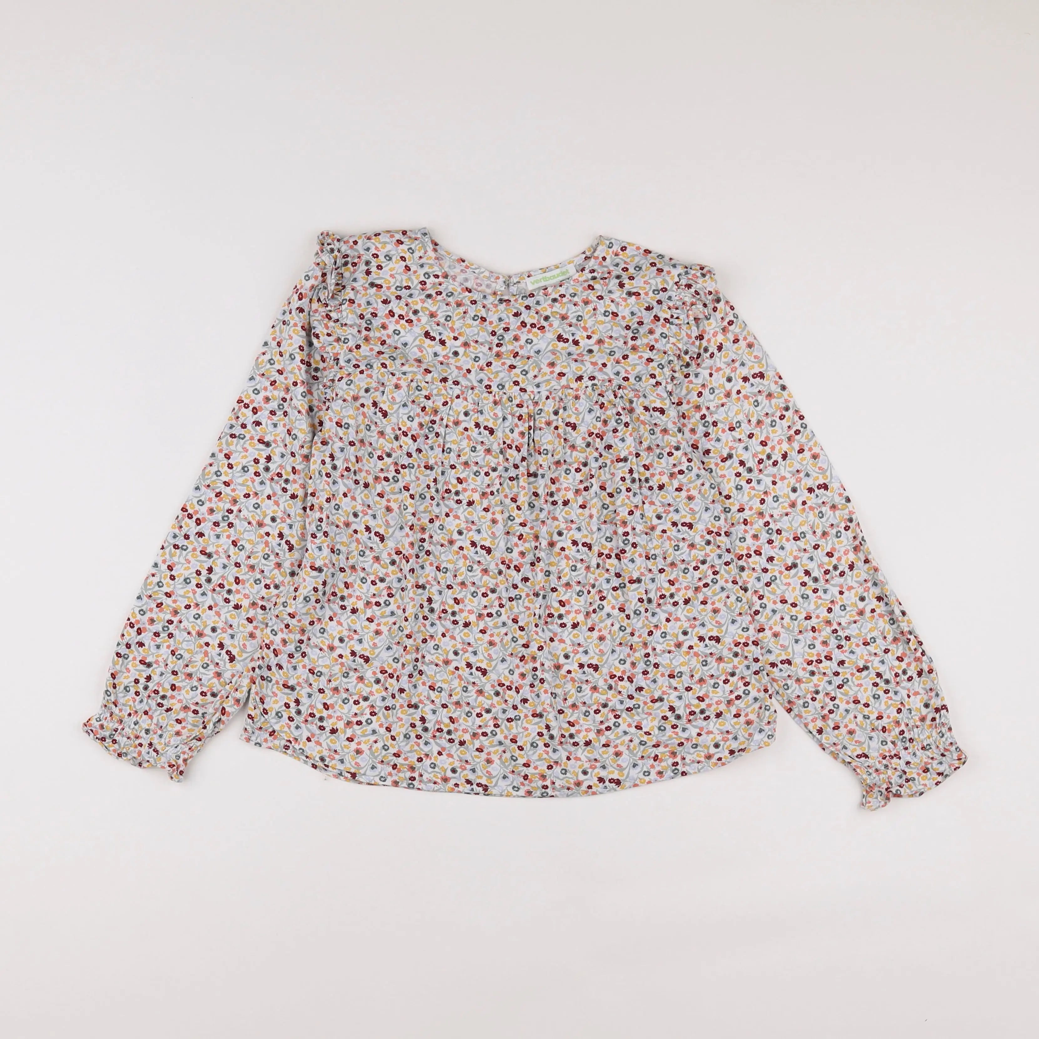 Vertbaudet - blouse multicolore - 8 ans