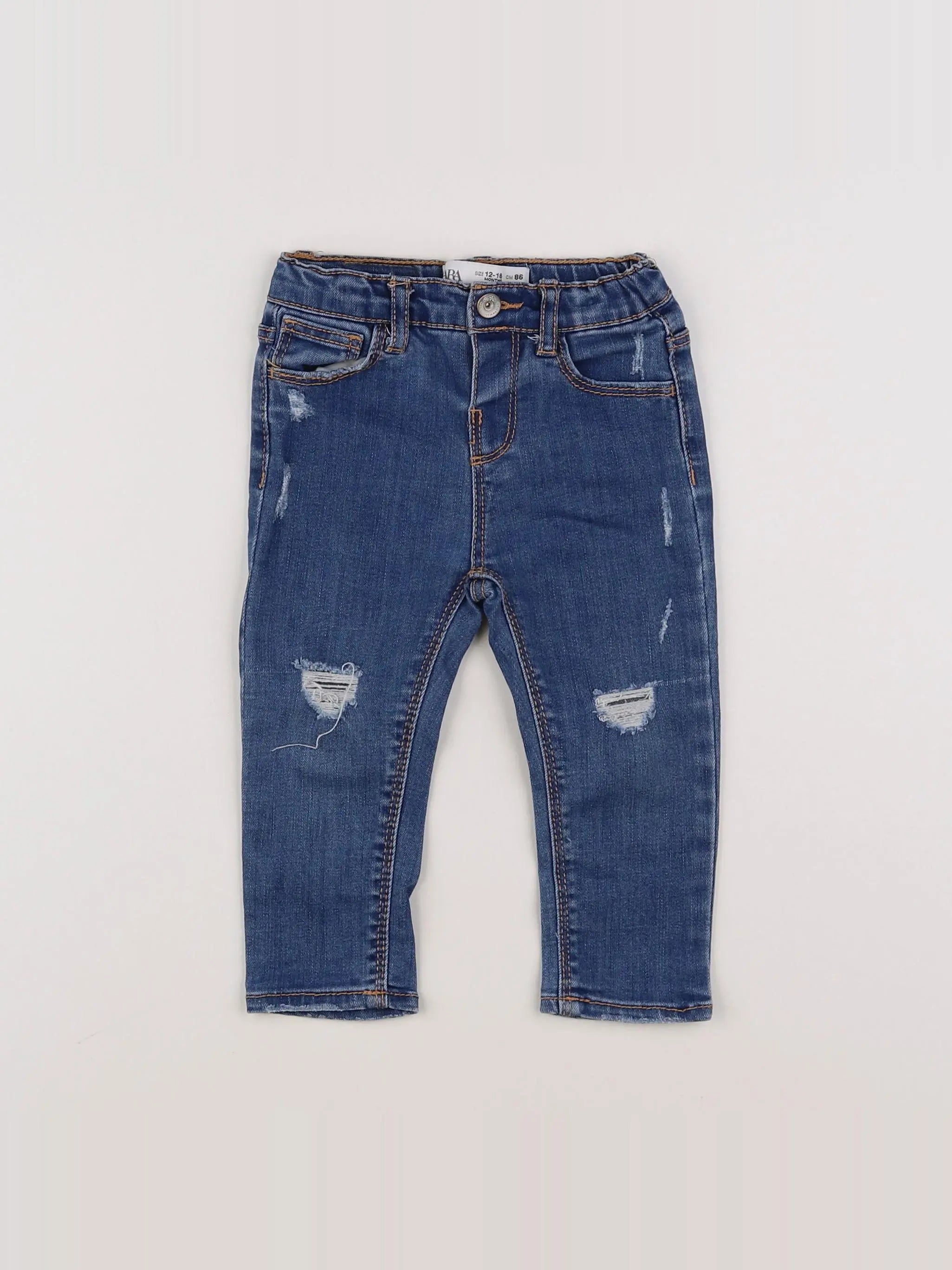 Zara - jean bleu - 12/18 mois