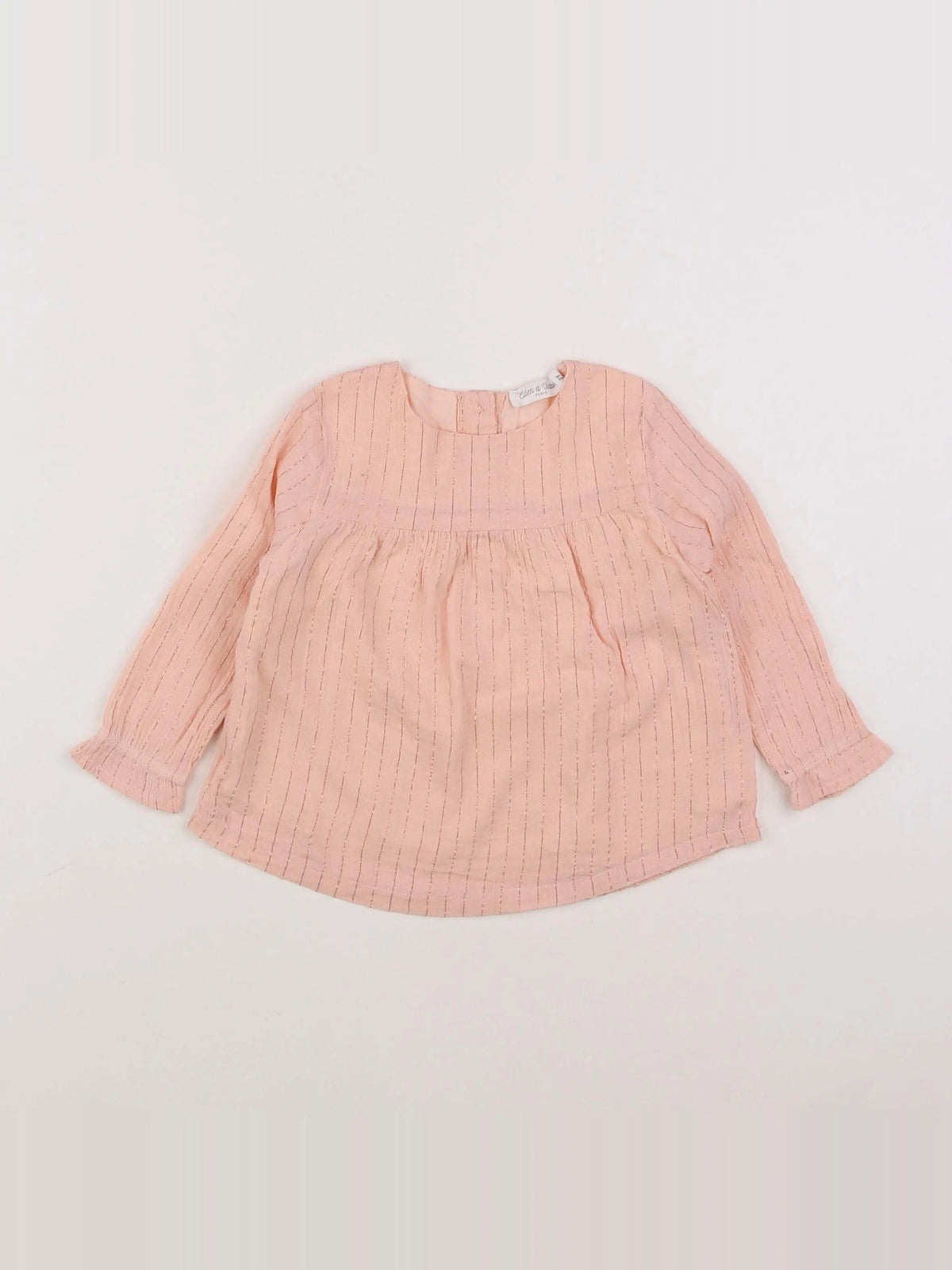 Little Cigogne - blouse rose - 2 ans