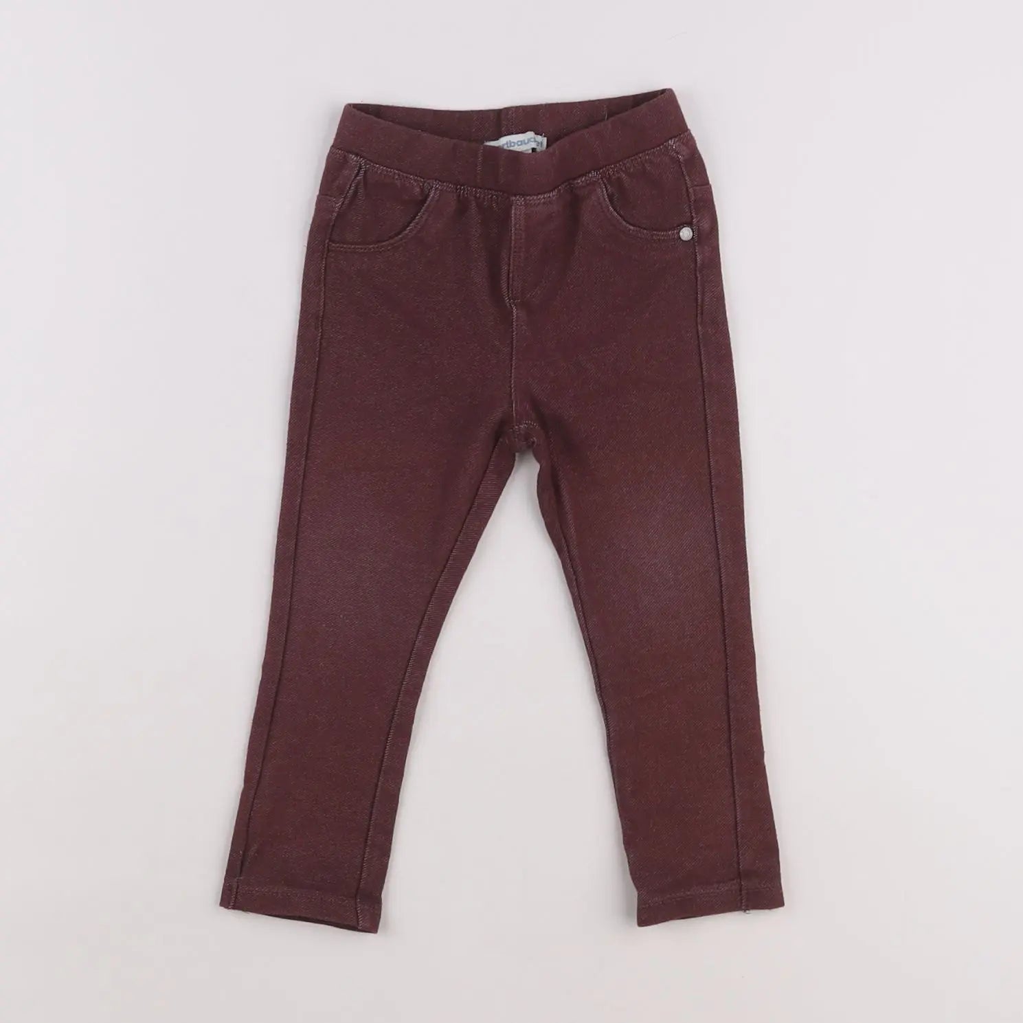 Vertbaudet - jegging rouge - 18 mois