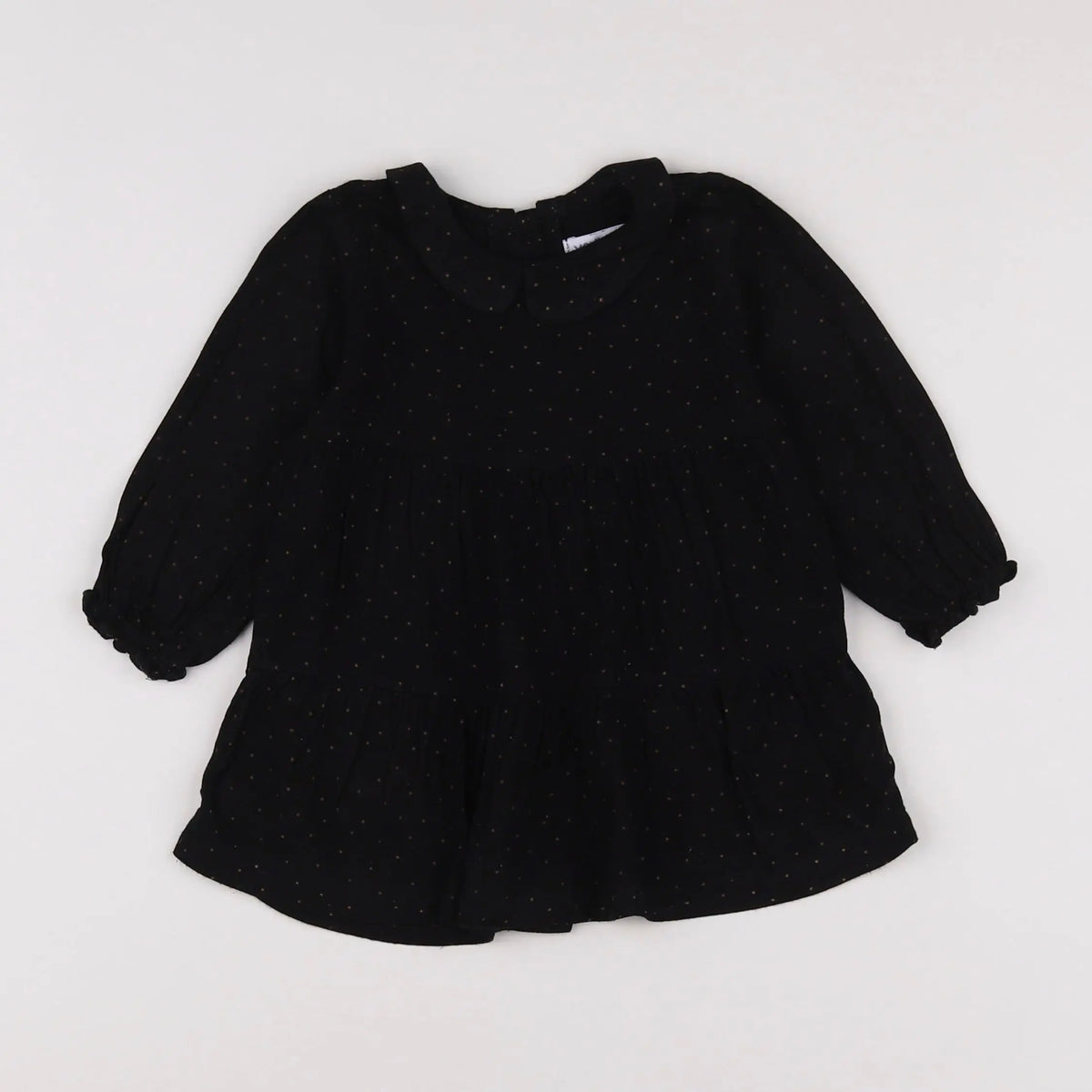 Vertbaudet - robe noir - 12 mois
