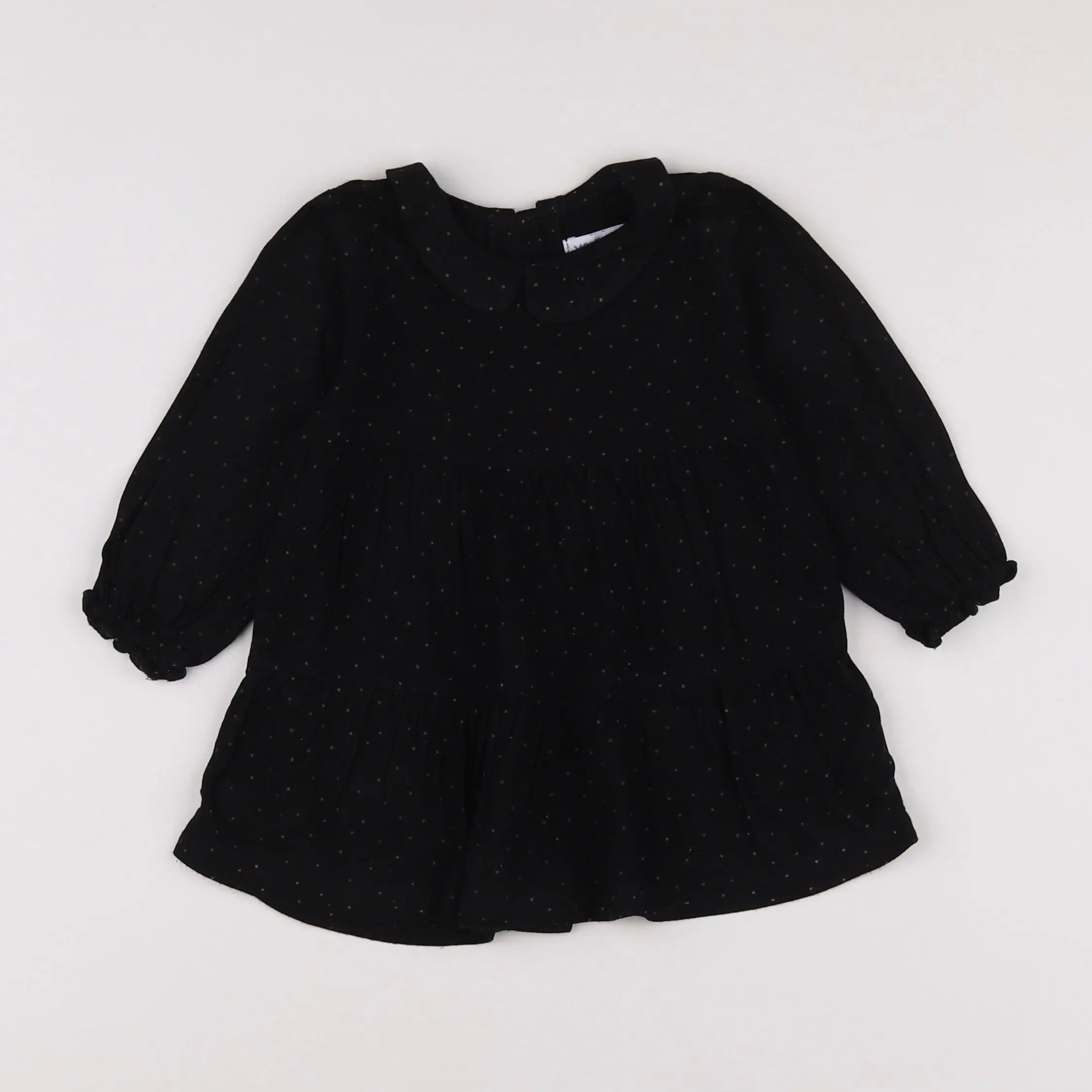 Vertbaudet - robe noir - 12 mois