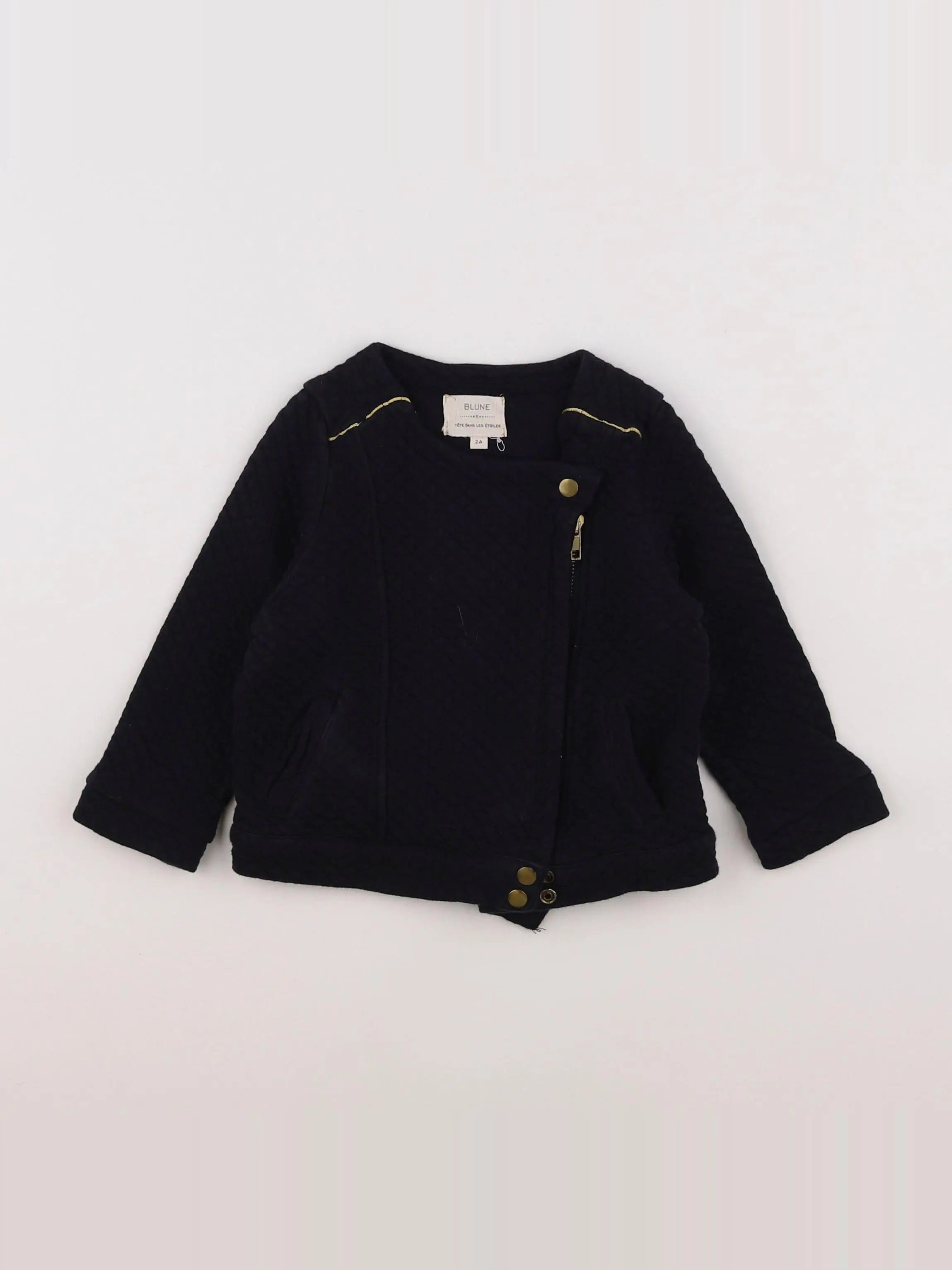 Blune - veste bleu - 2 ans