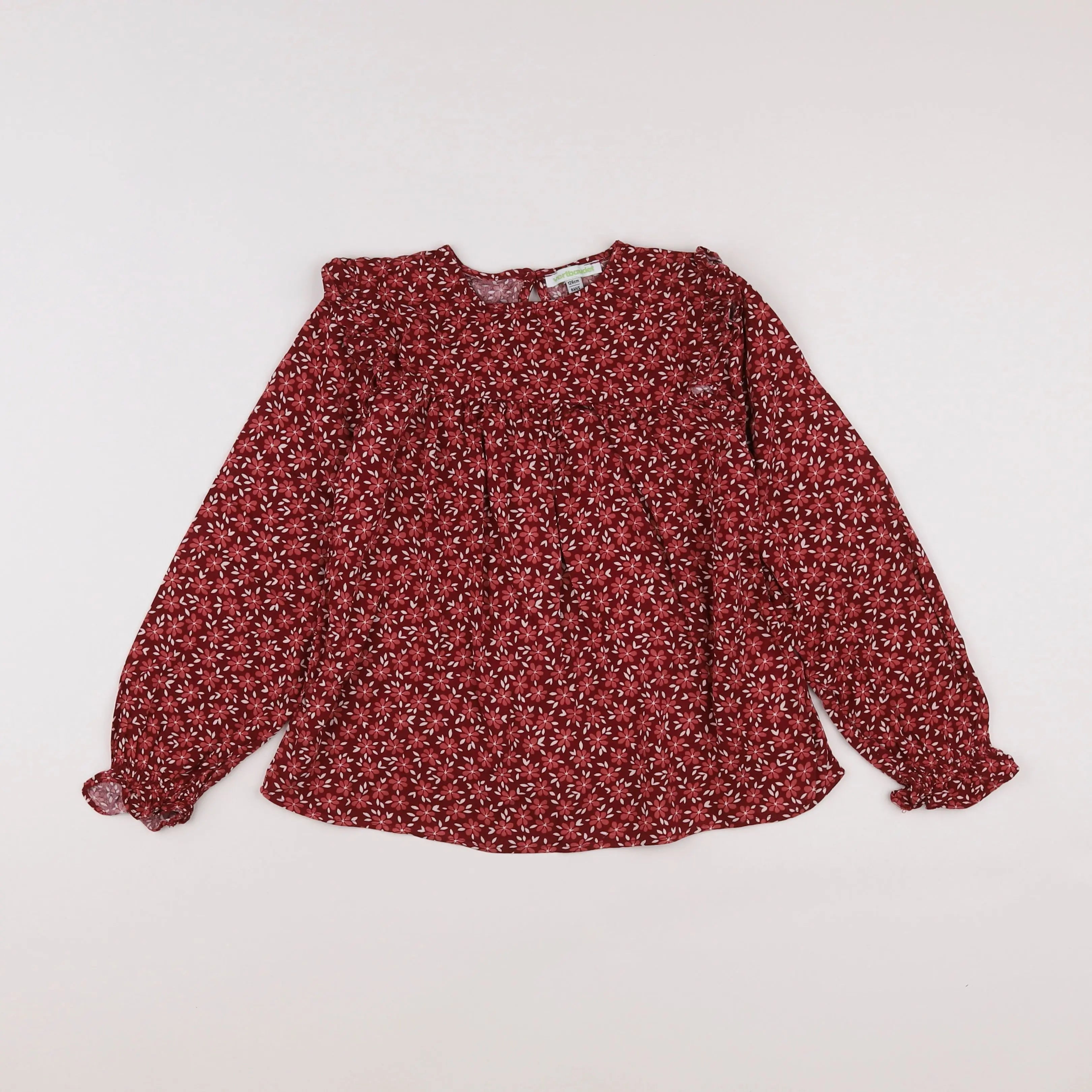 Vertbaudet - blouse rose - 8 ans