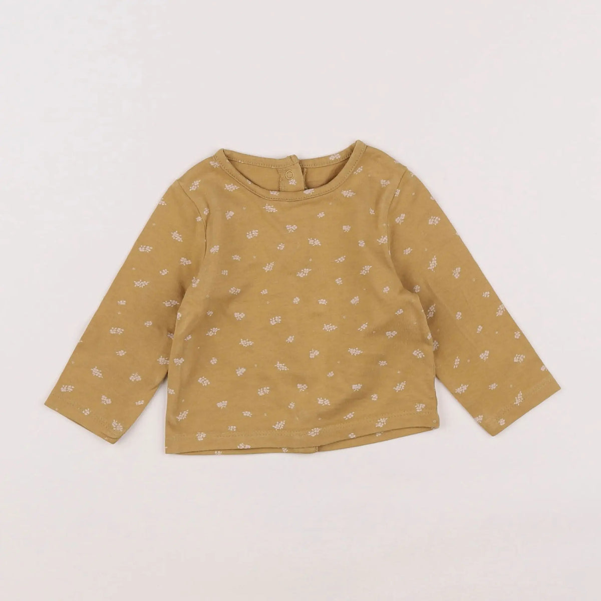 Vertbaudet - tee-shirt jaune - 3 mois