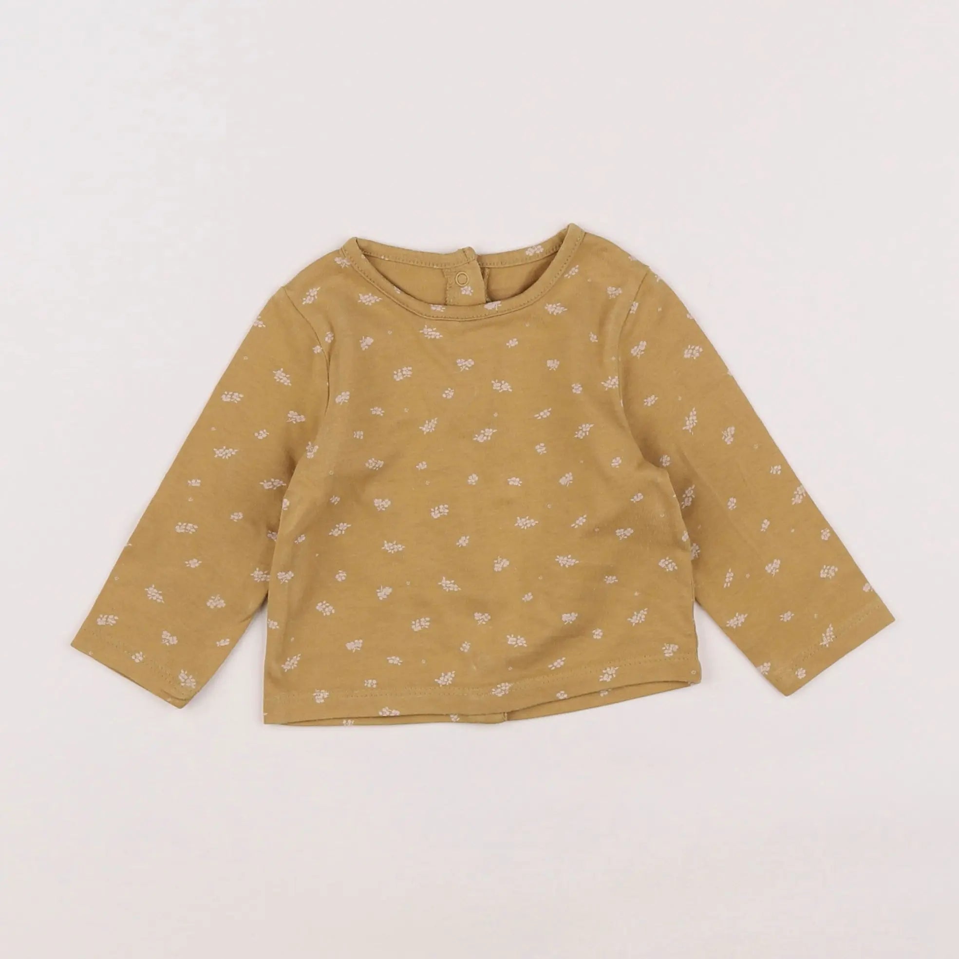 Vertbaudet - tee-shirt jaune - 3 mois