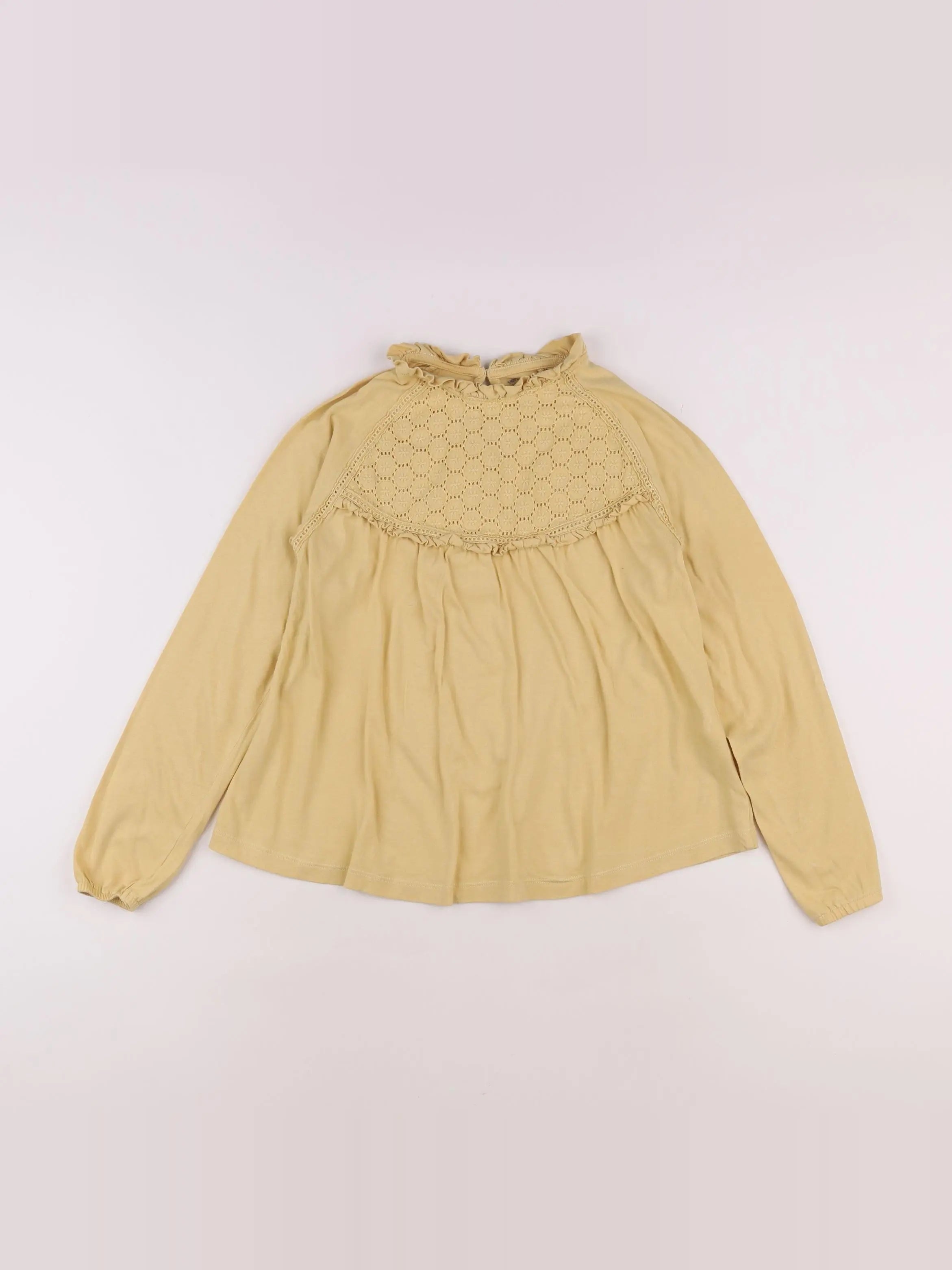 Vertbaudet - tee-shirt jaune - 12 ans
