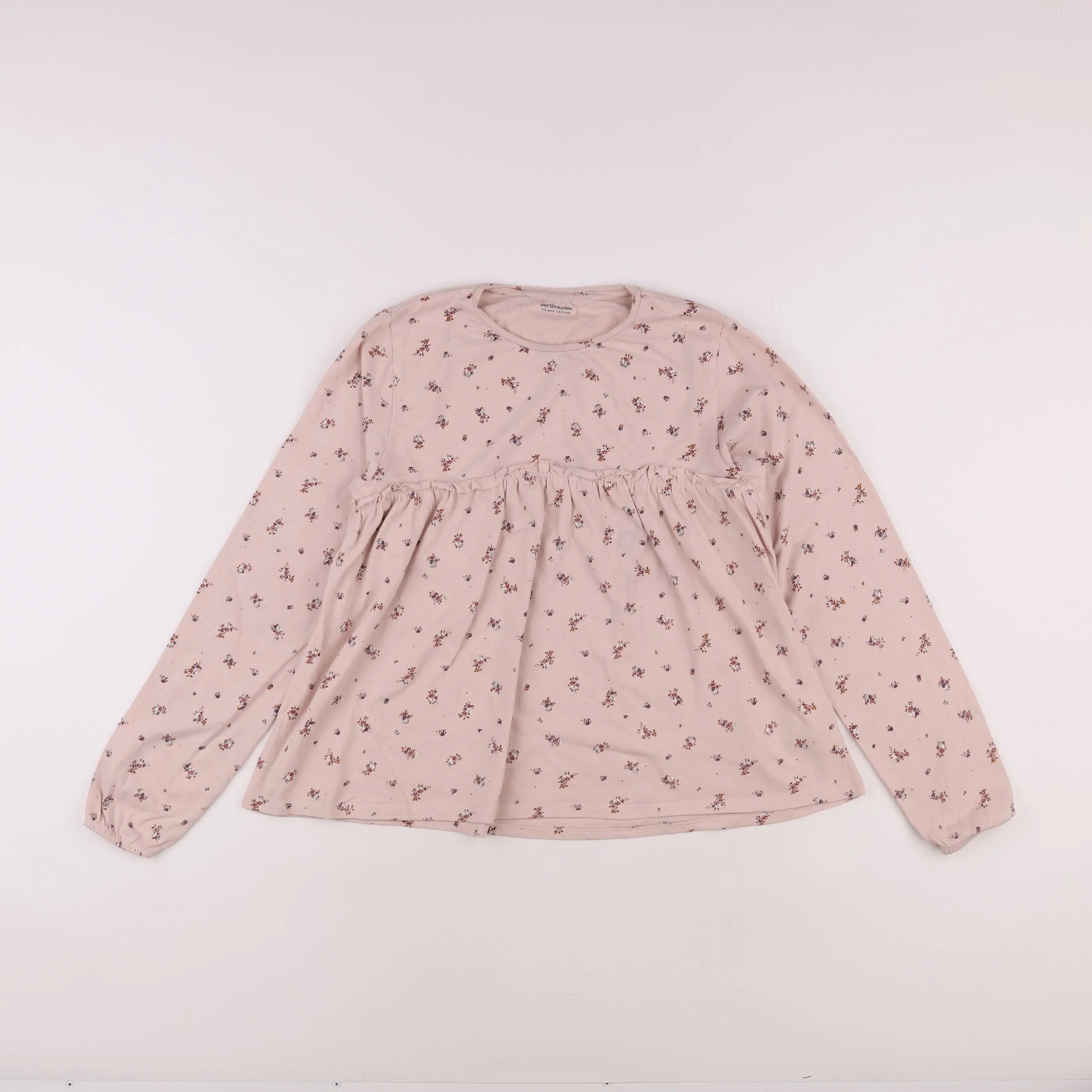Vertbaudet - tee-shirt rose - 12 ans