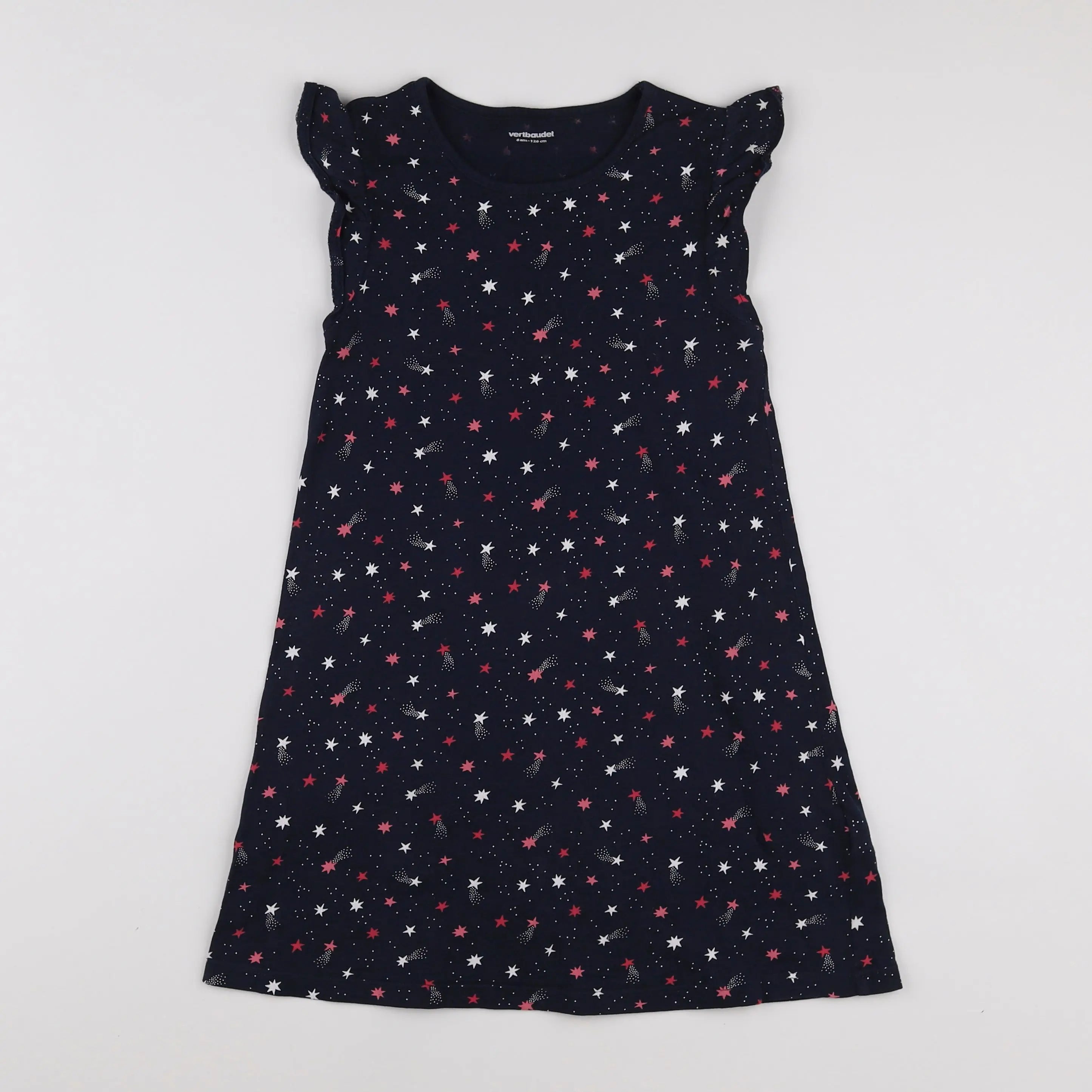 Vertbaudet - robe multicolore - 8 ans