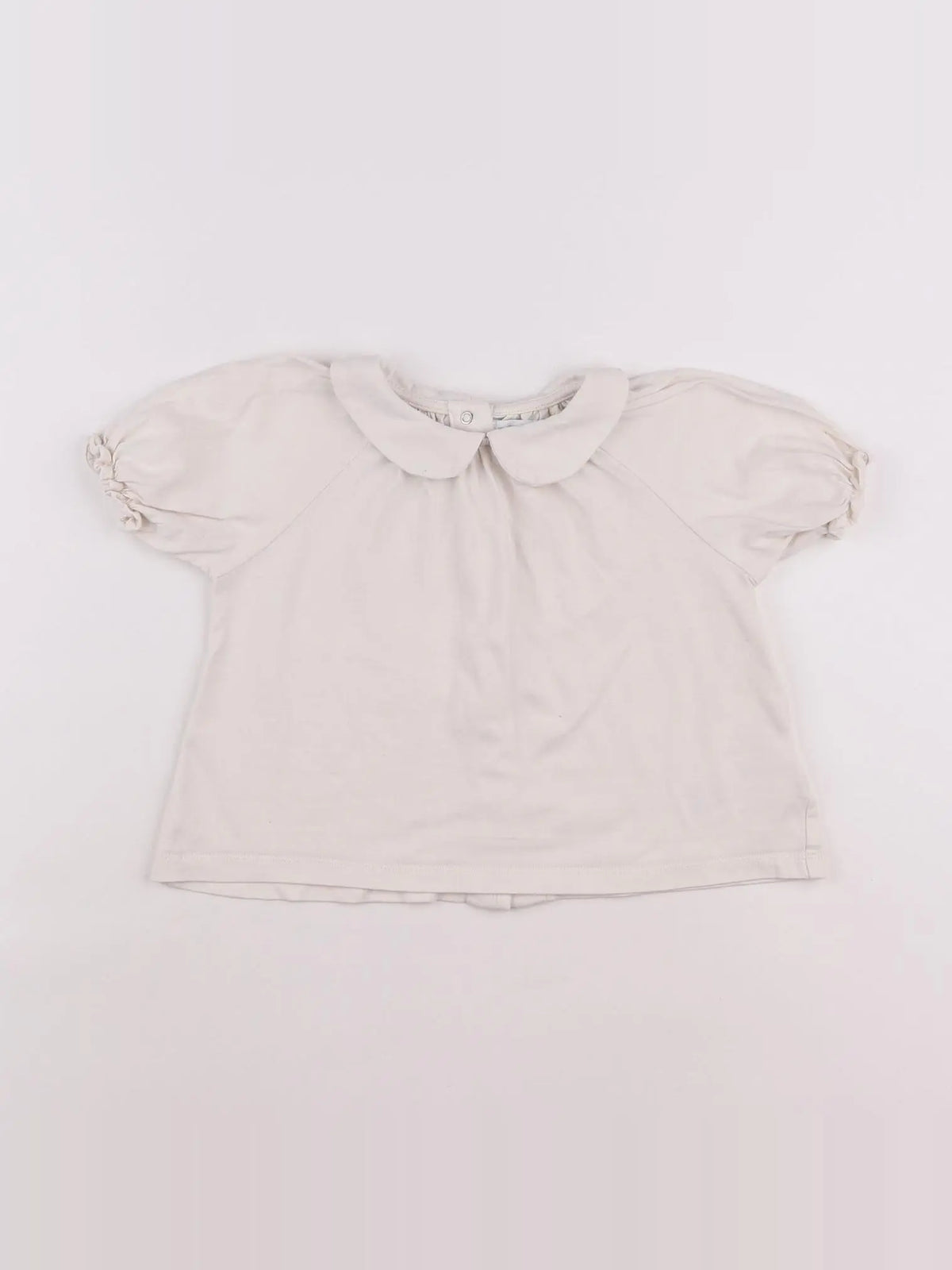 Vertbaudet - tee-shirt beige - 2 ans