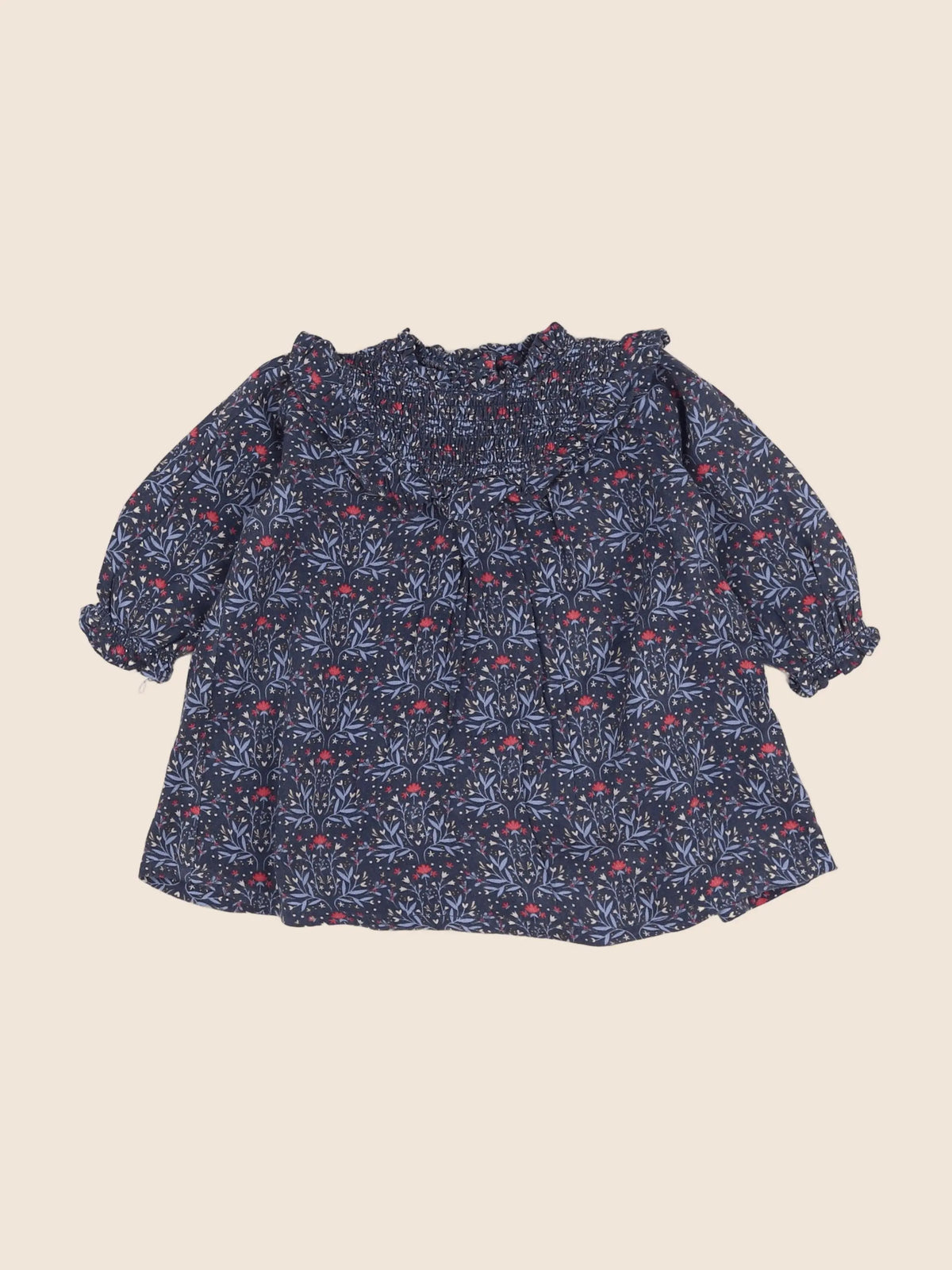 Vertbaudet - robe bleu - 6 mois