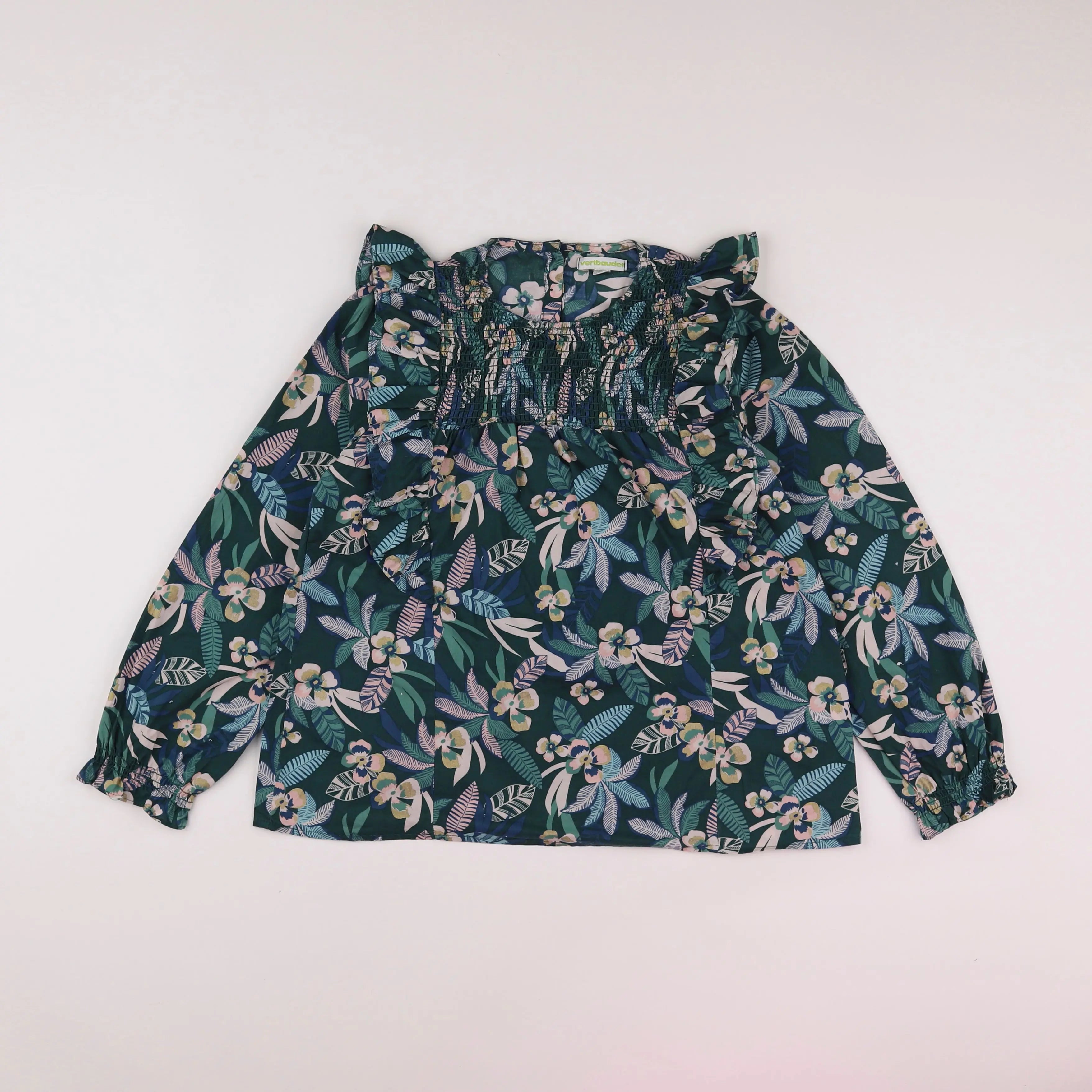 Vertbaudet - blouse multicolore - 10 ans