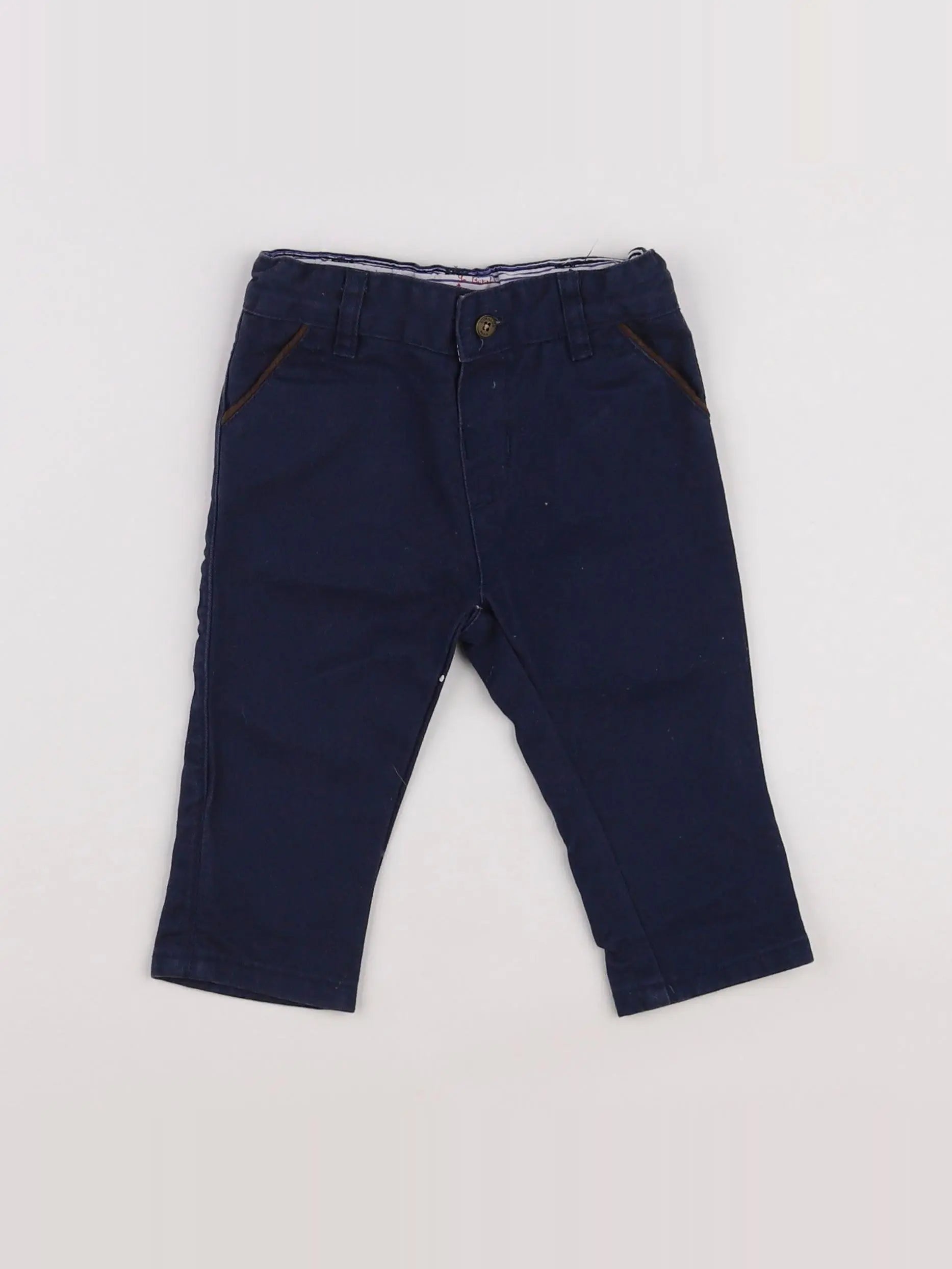 Cyrillus - pantalon bleu - 6 mois