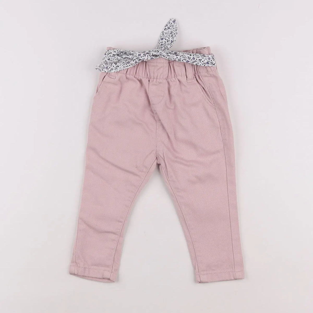 Vertbaudet - pantalon rose - 9 mois