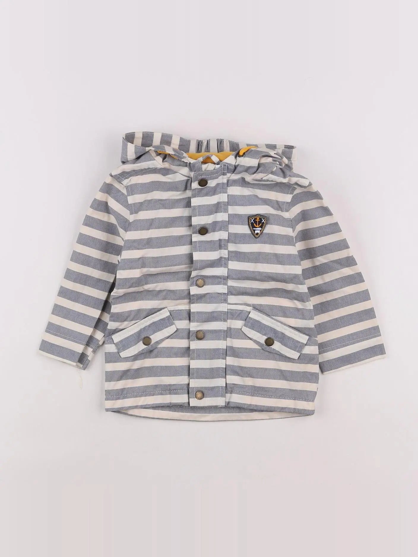 Vertbaudet - imperméable gris - 12 mois