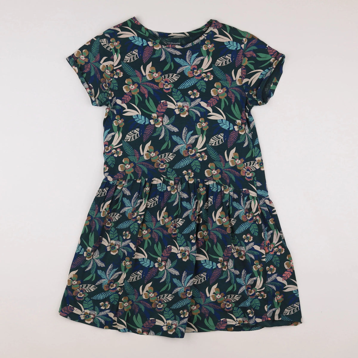 Vertbaudet - robe vert - 12 ans