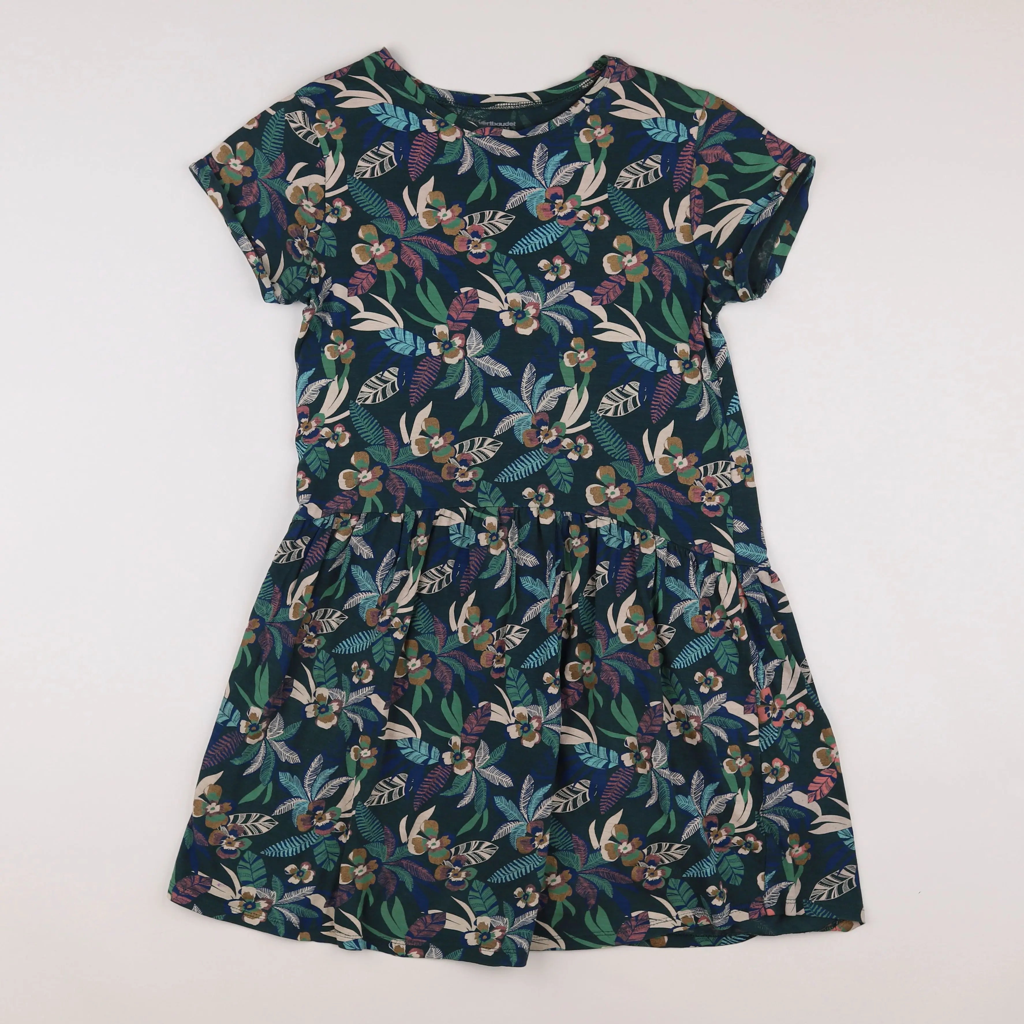 Vertbaudet - robe vert - 12 ans