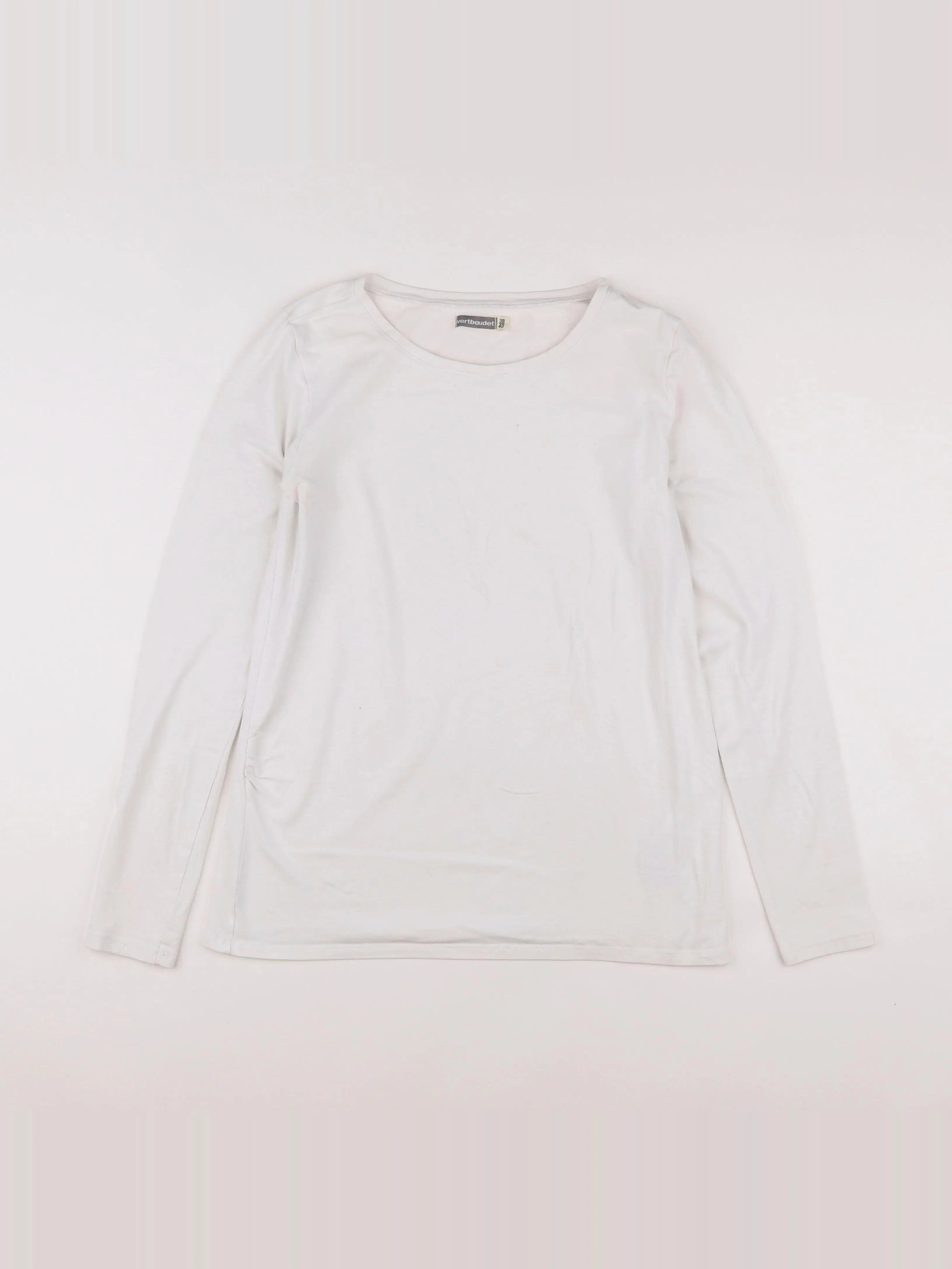 Vertbaudet - tee-shirt grossesse blanc - 38 à 40