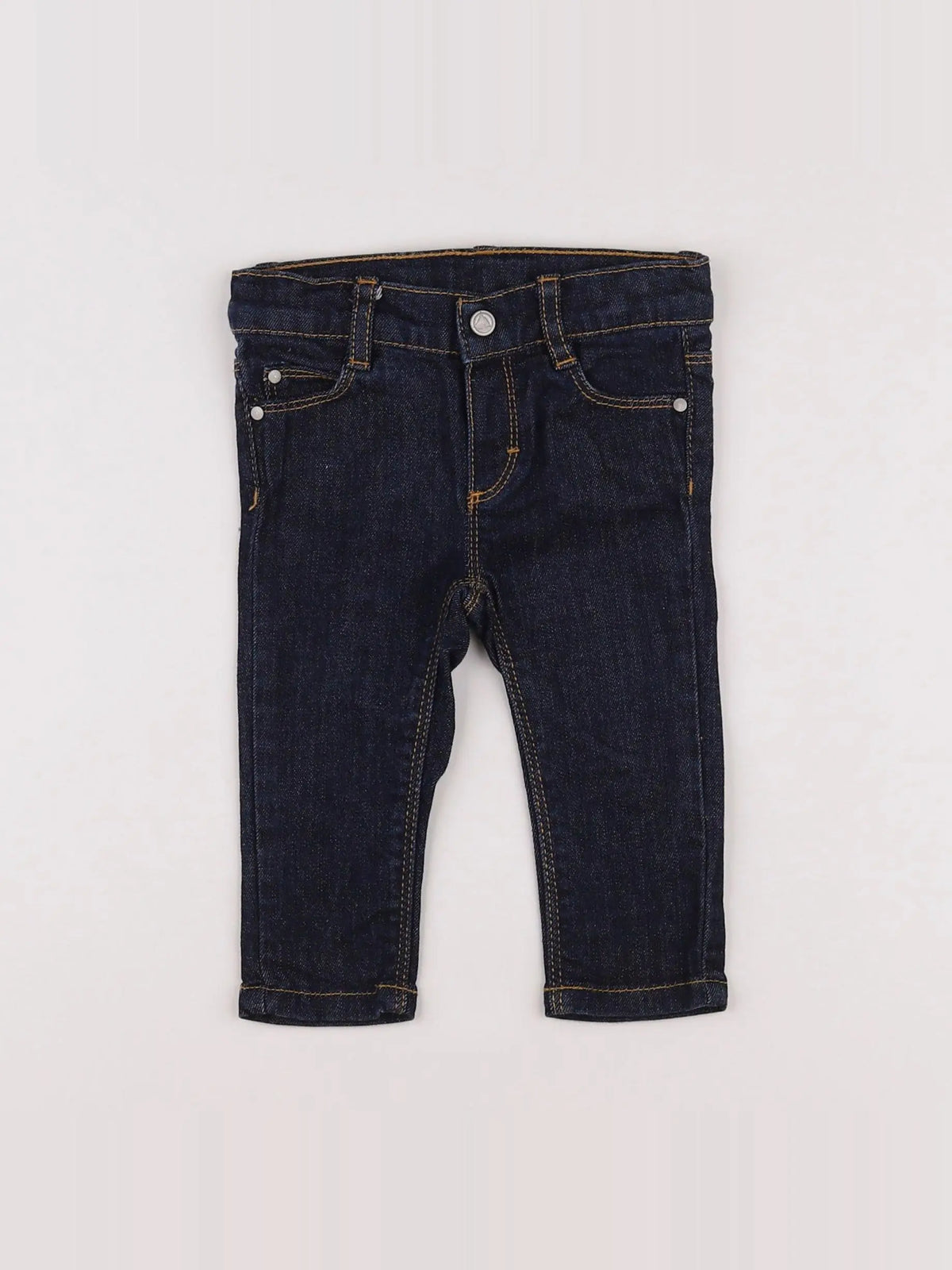 Petit Bateau - jean bleu - 6 mois