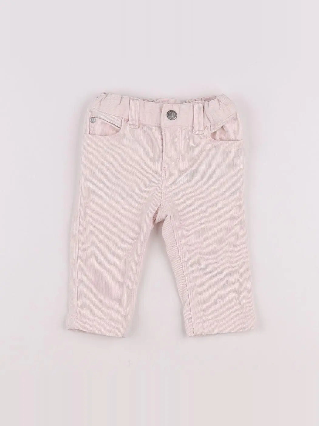Petit Bateau - pantalon rose - 3 mois