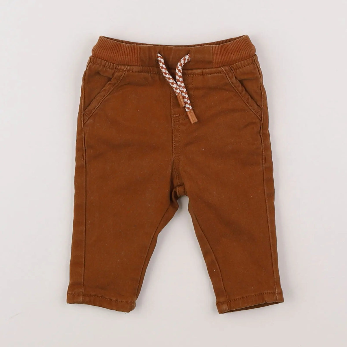 Vertbaudet - pantalon marron - 3 mois
