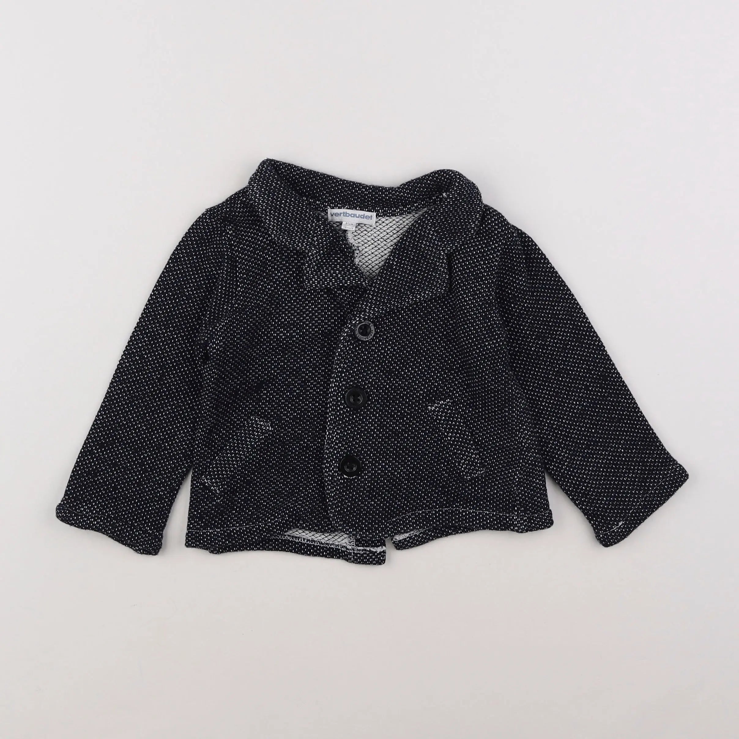 Vertbaudet - veste bleu - 18 mois