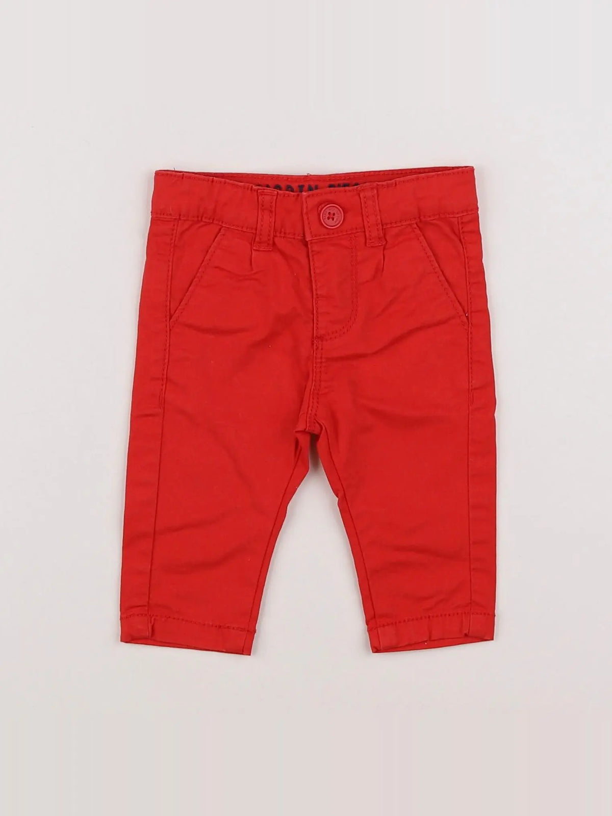 Tape à l'oeil - pantalon rouge - 3 mois
