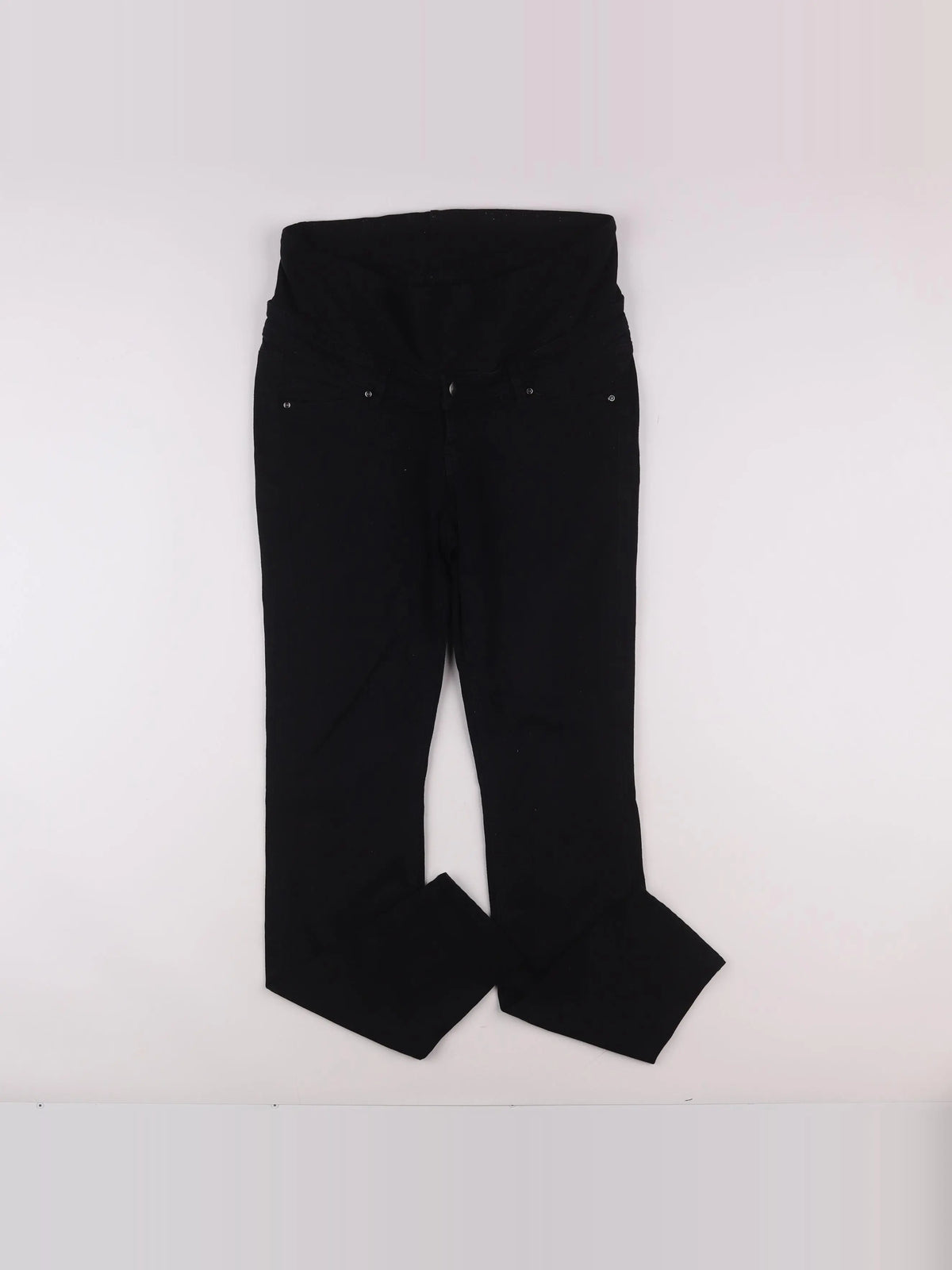 H&M - jean grossesse noir - 38