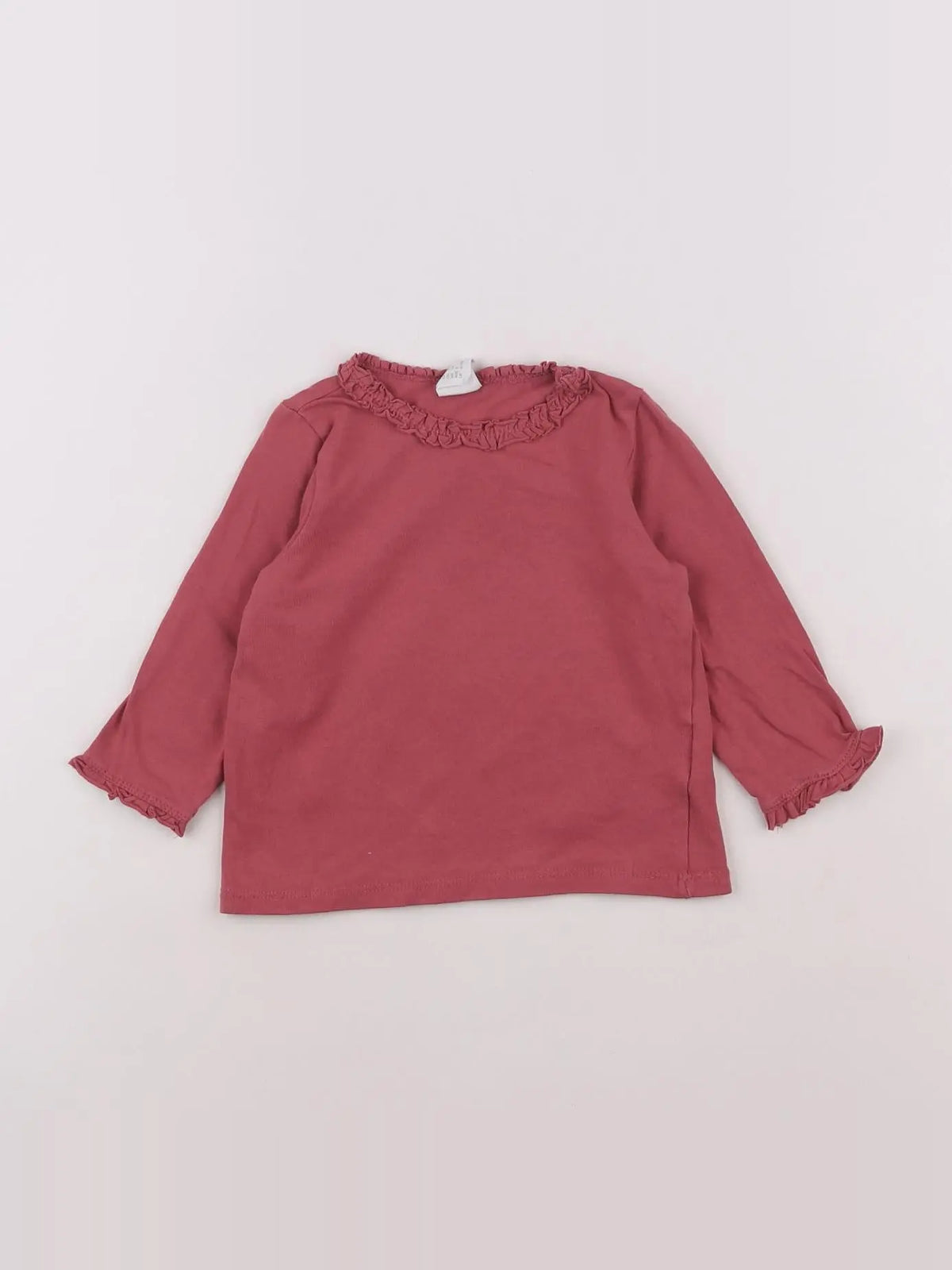 H&M - tee-shirt rose - 6/9 mois
